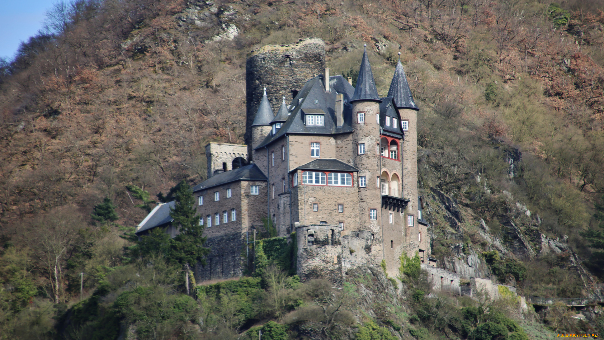 города, -, дворцы, , замки, , крепости, замок, холм