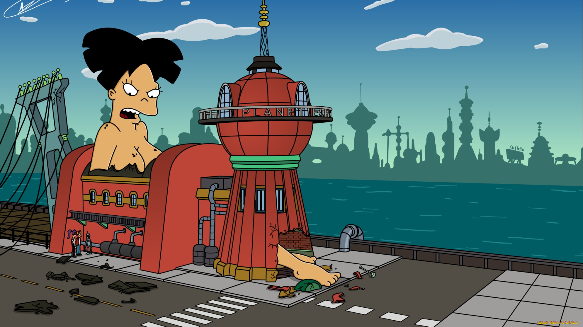 мультфильмы, futurama, персонаж