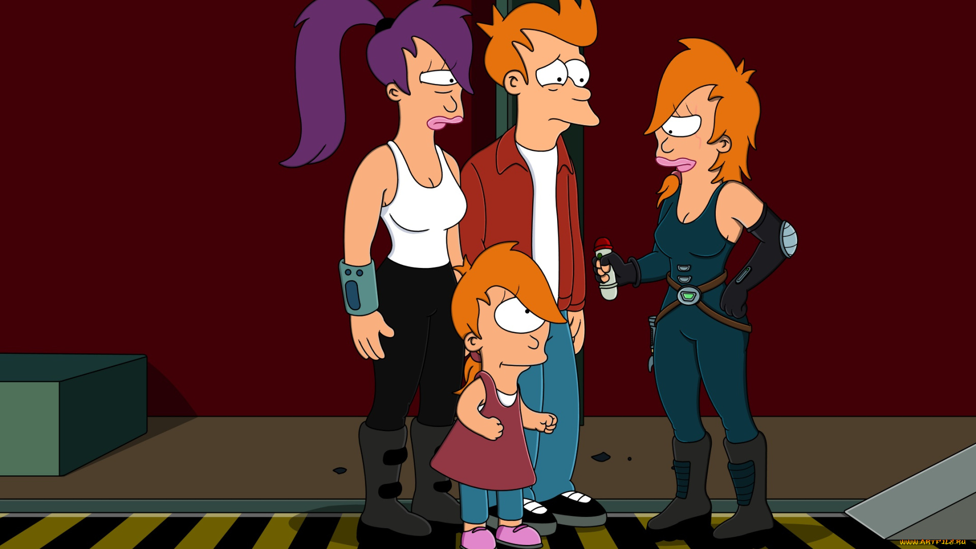 мультфильмы, futurama, персонажи