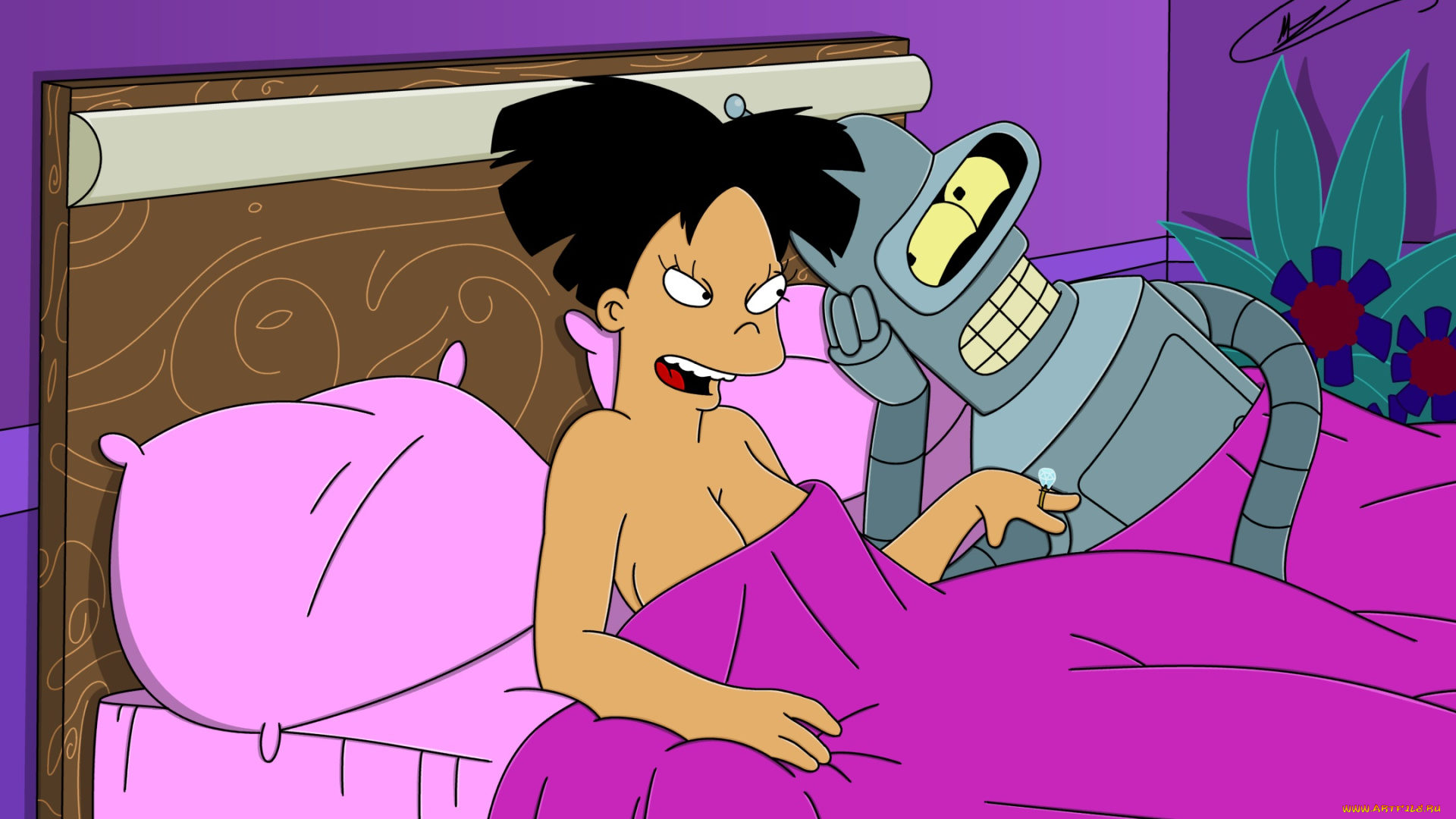 мультфильмы, futurama, персонажи
