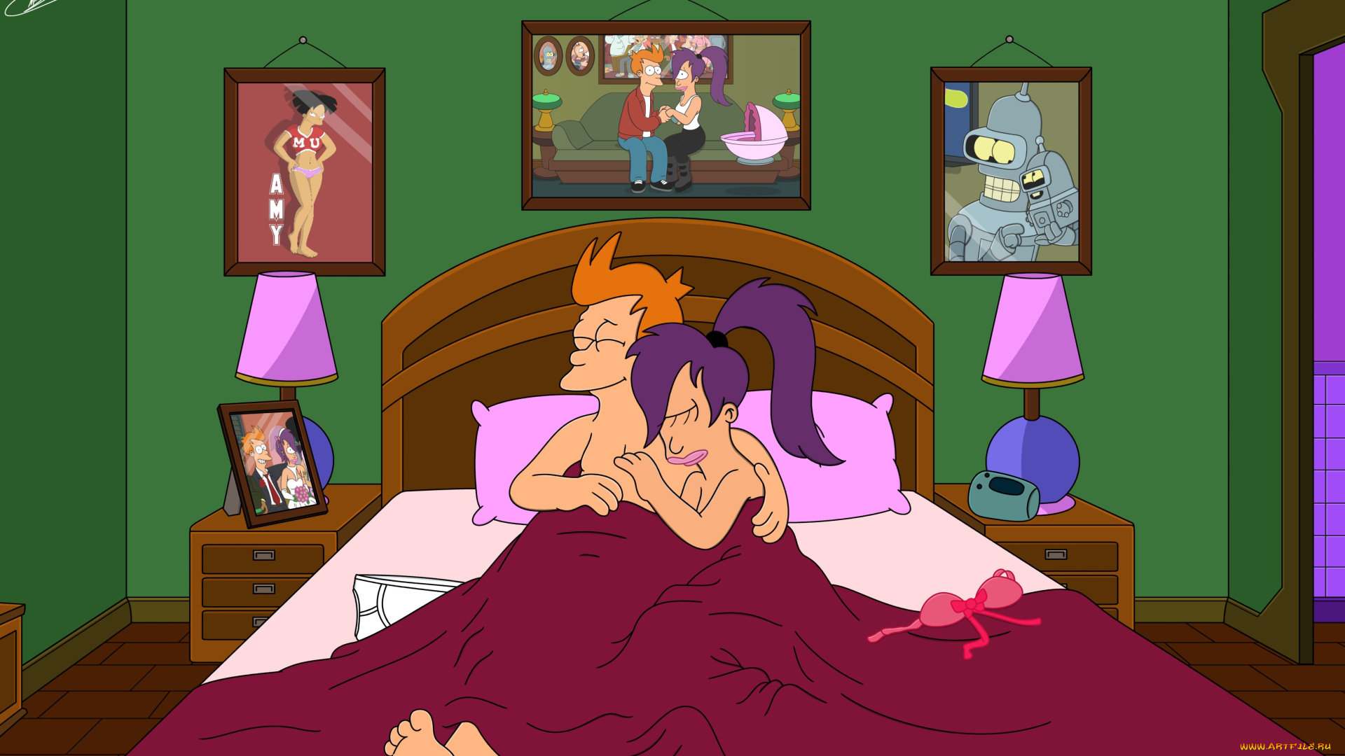 мультфильмы, futurama, персонажи