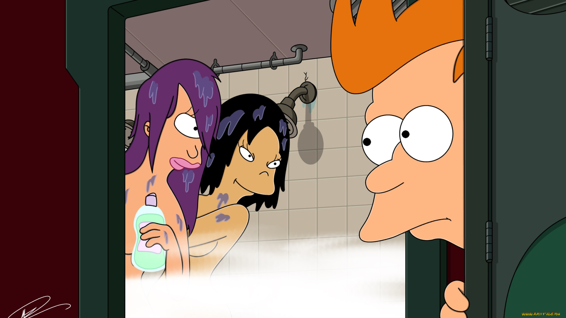 мультфильмы, futurama, персонажи