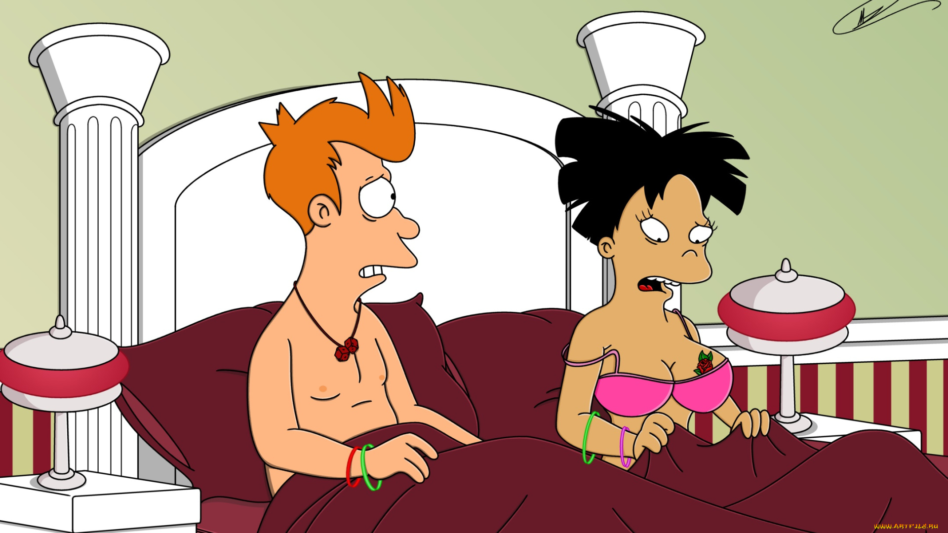 мультфильмы, futurama, персонажи