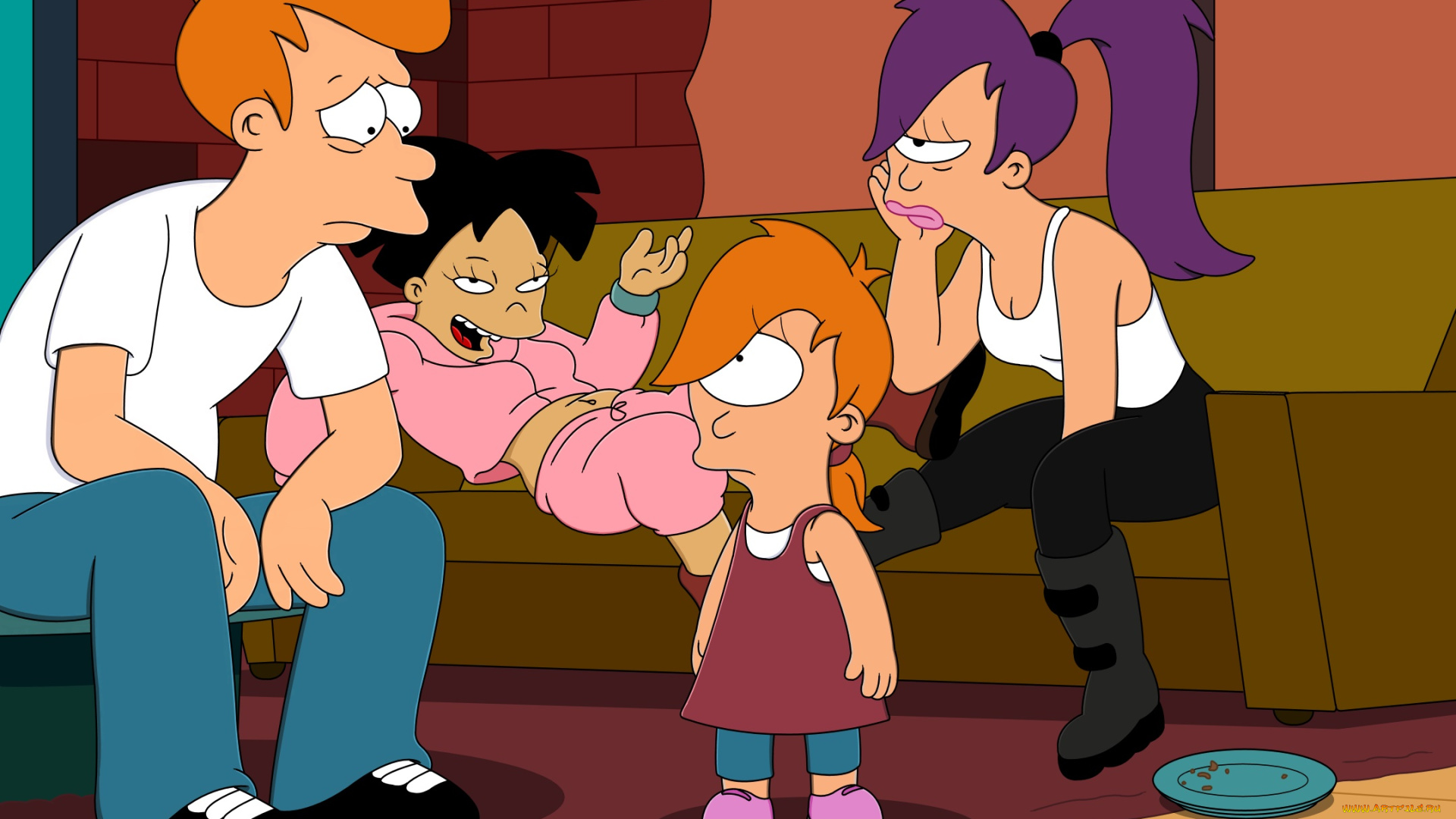 мультфильмы, futurama, персонажи