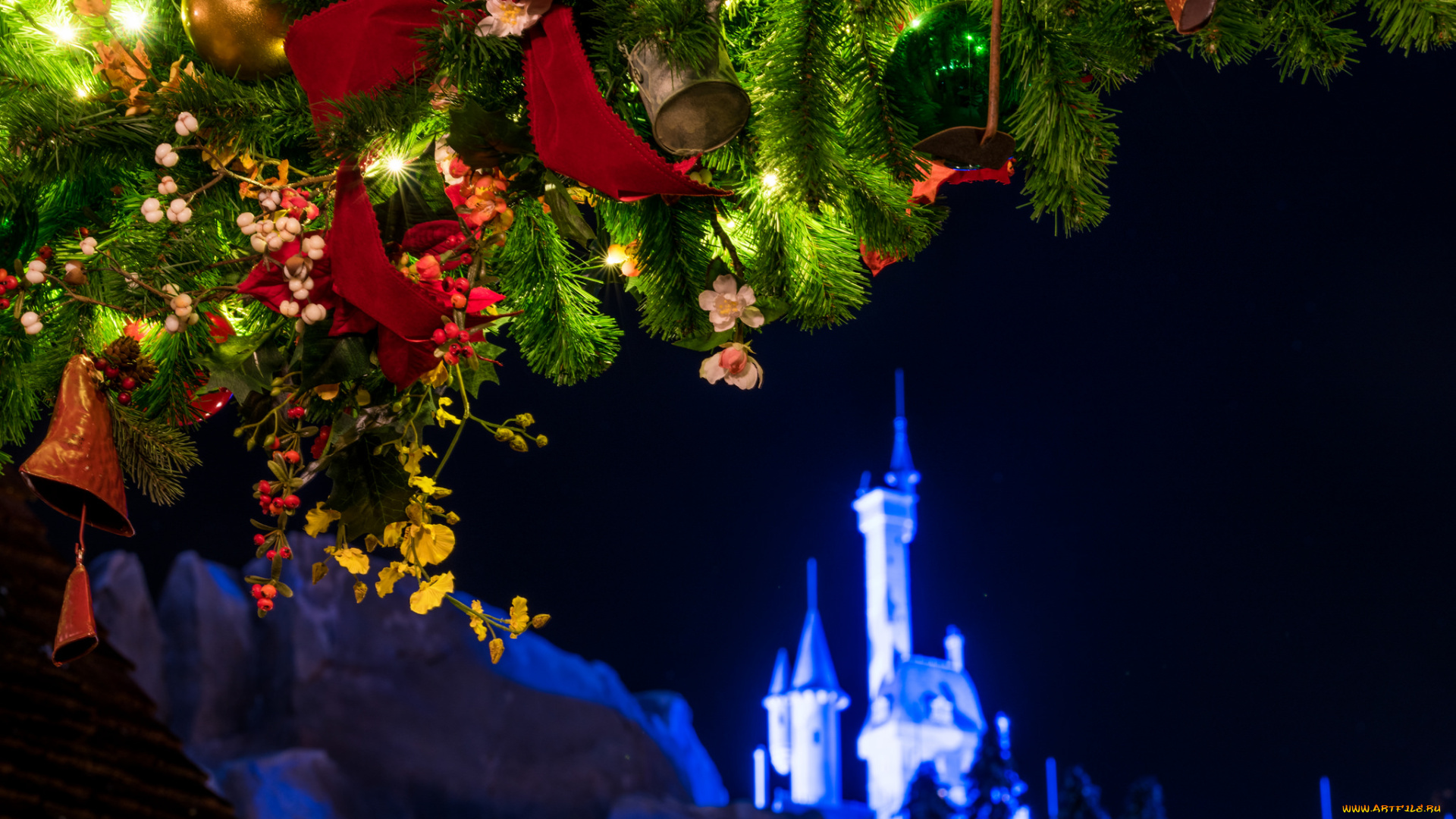 праздничные, украшения, рождество, праздник