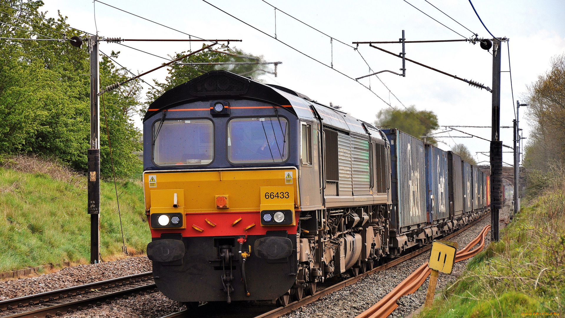 техника, поезда, состав, локомотив, рельсы, дорога, железная