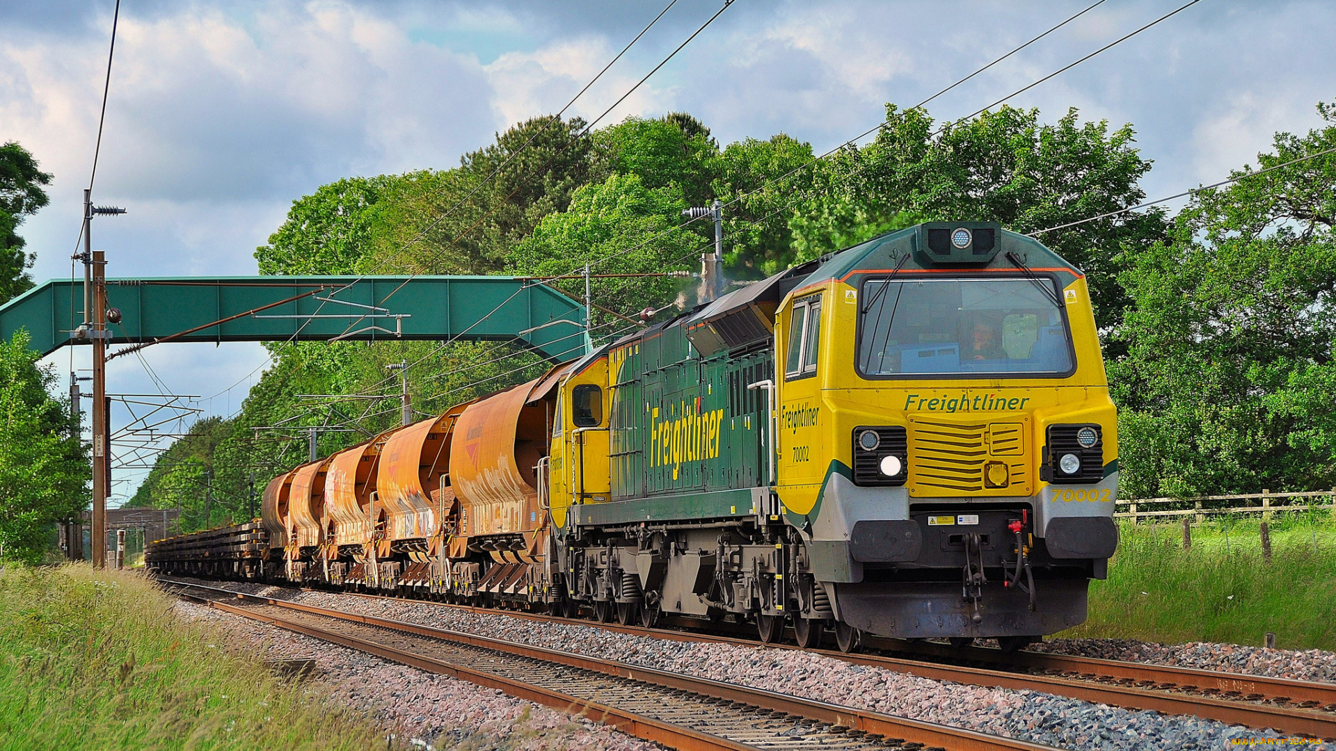 техника, поезда, состав, локомотив, рельсы, железная, дорога