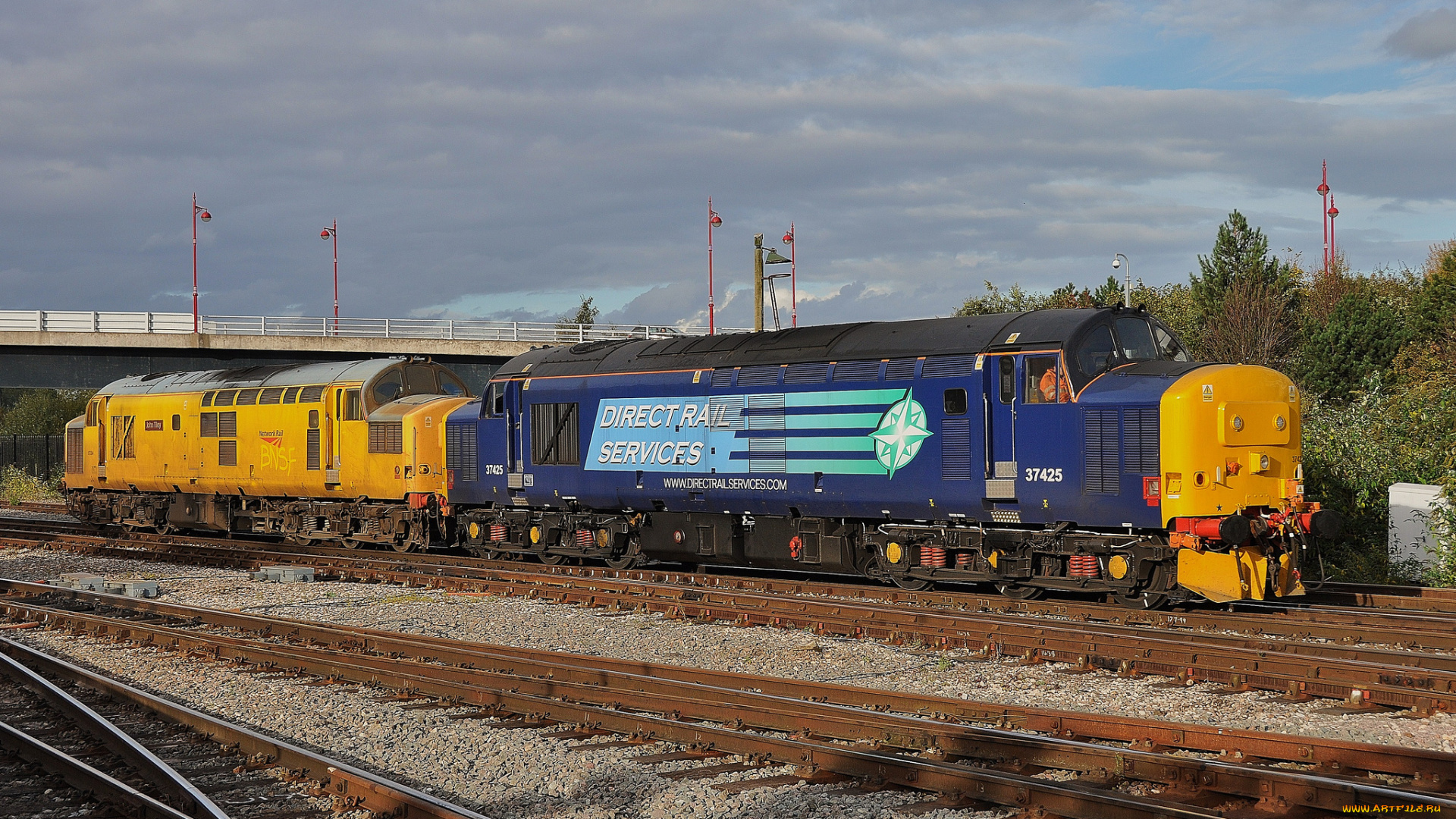 техника, поезда, железная, рельсы, локомотив, состав, дорога