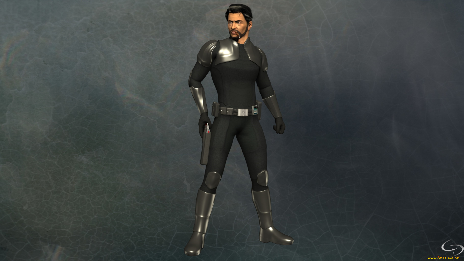 видео, игры, star, wars, мужчина, оружие, фон, взгляд