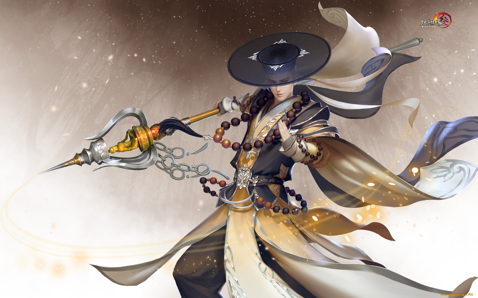 видео, игры, jx, online, 3, оружие, фон, взгляд, мужчина