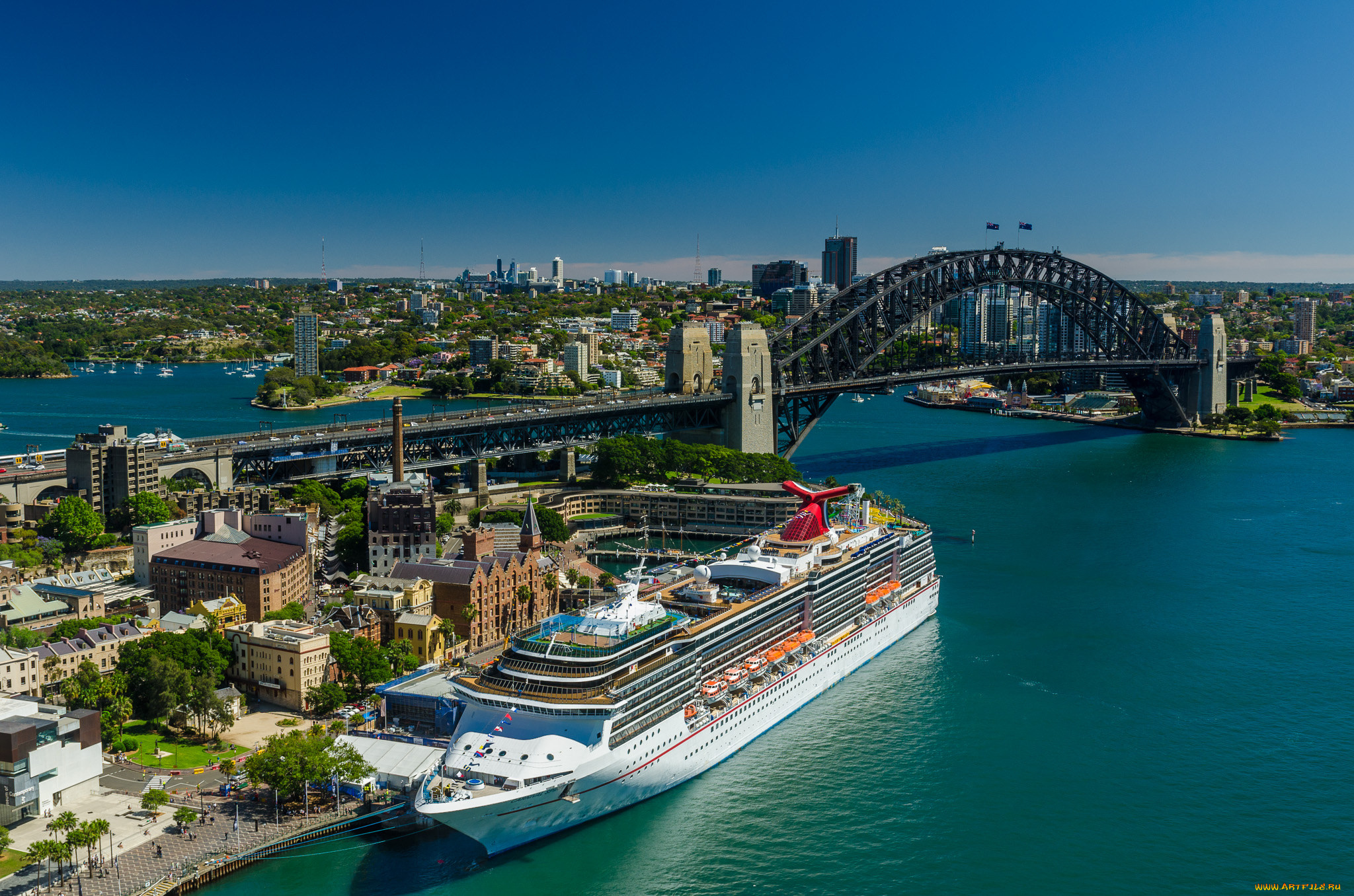 sydney, harbour, &, the, rocks, корабли, лайнеры, круизный, лайнер
