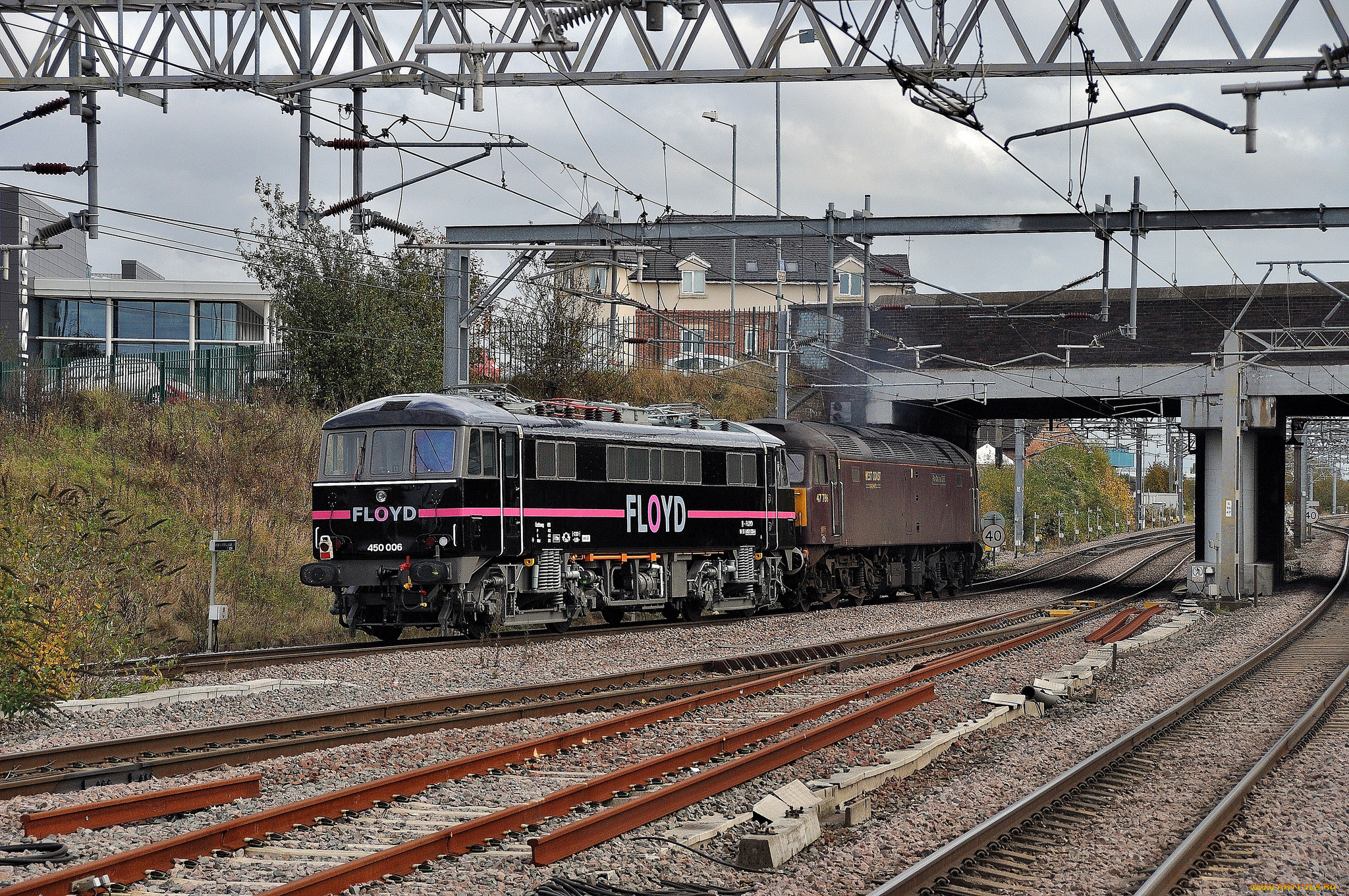 техника, поезда, дорога, железная, состав, локомотив, рельсы