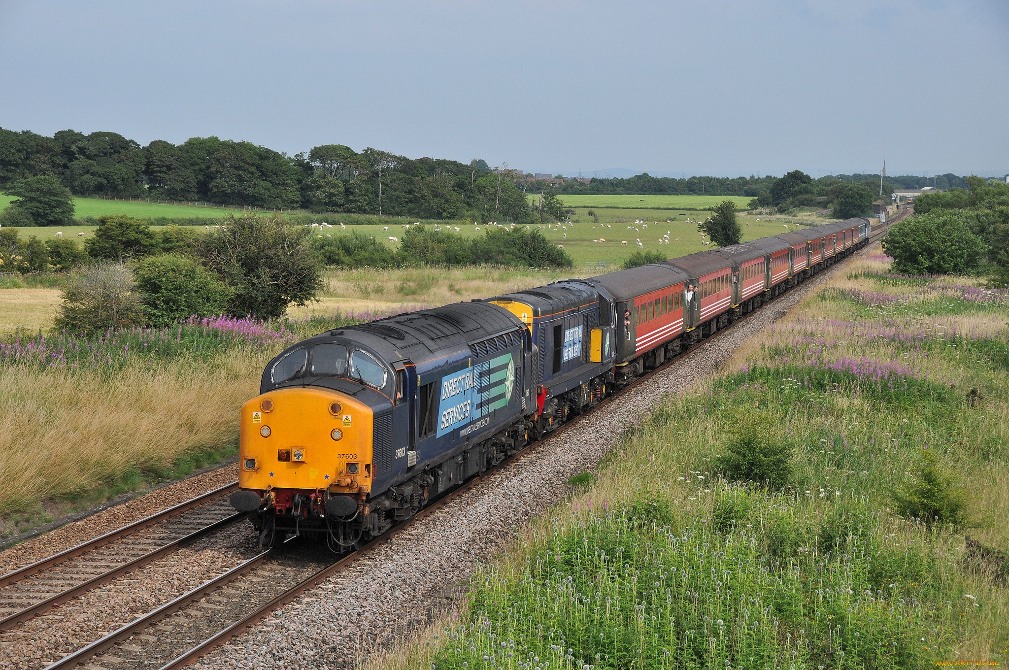 техника, поезда, состав, локомотив, рельсы, дорога, железная