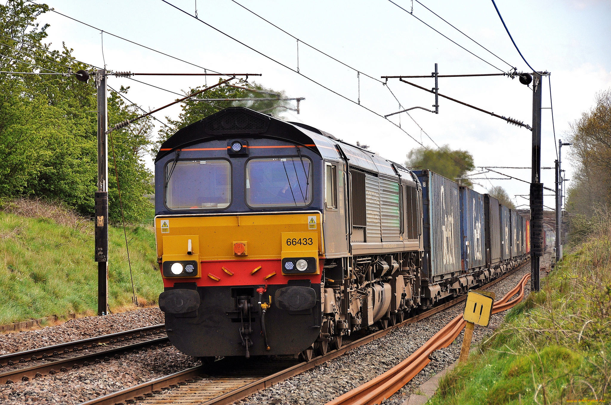 техника, поезда, состав, локомотив, рельсы, дорога, железная