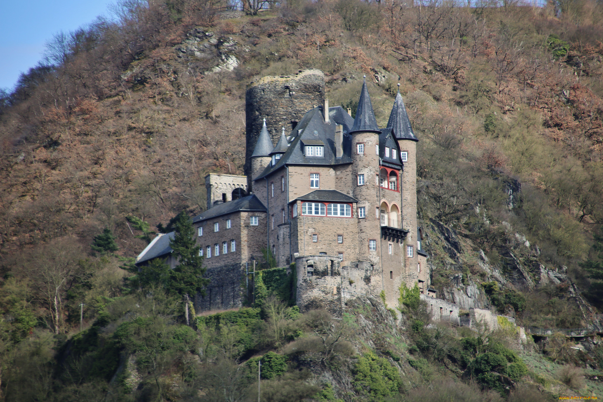 города, -, дворцы, , замки, , крепости, замок, холм