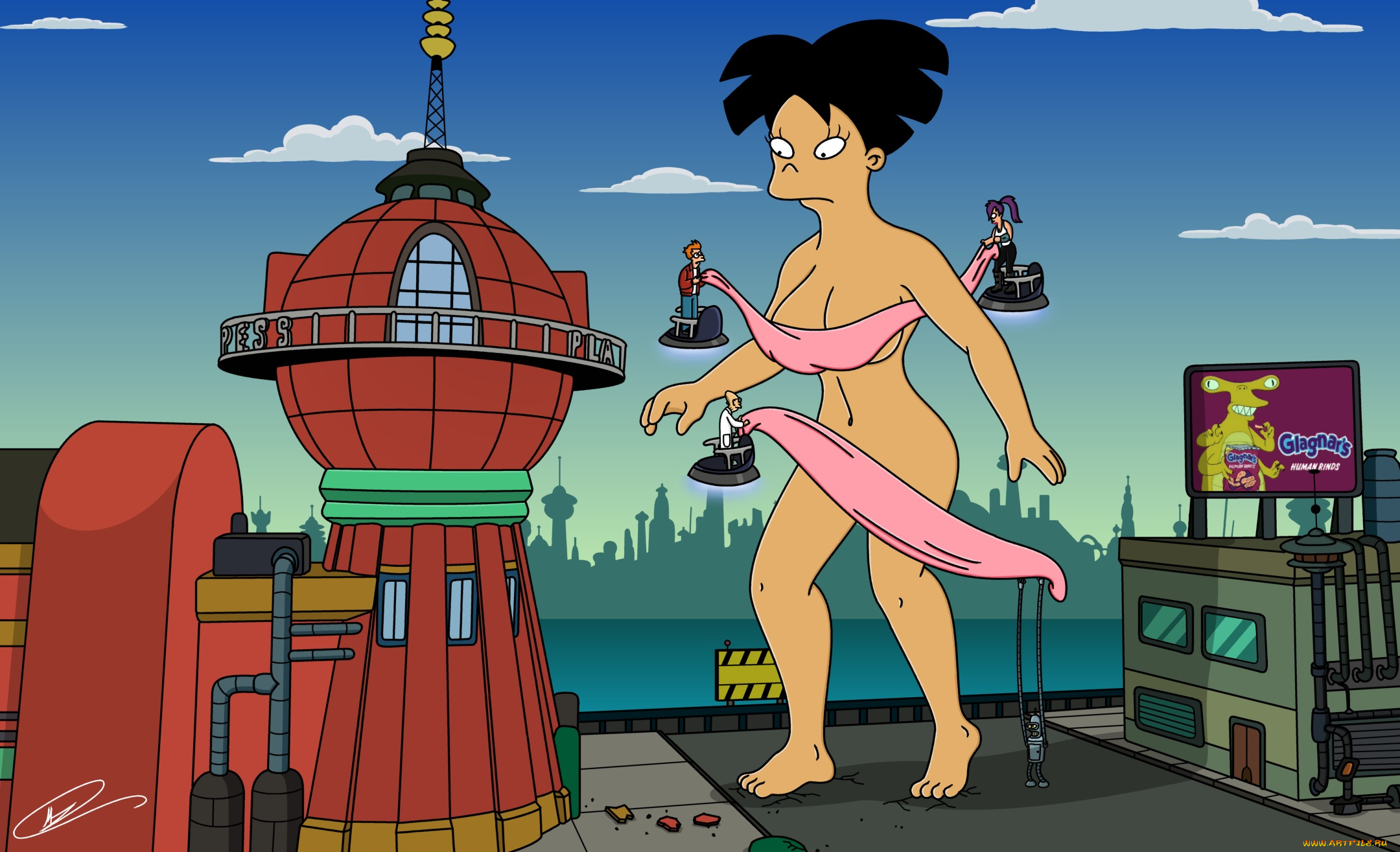 мультфильмы, futurama, персонаж