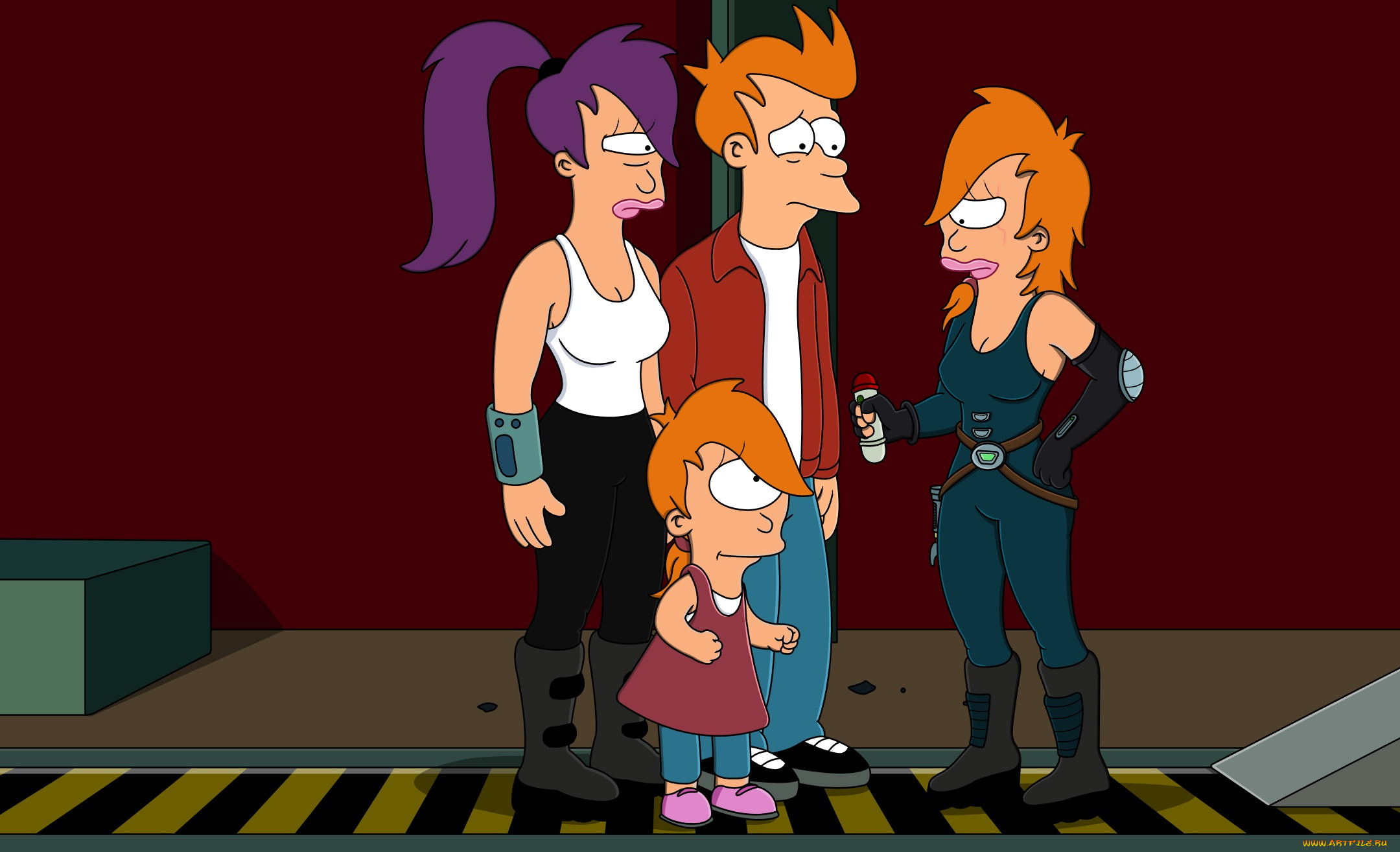 мультфильмы, futurama, персонажи