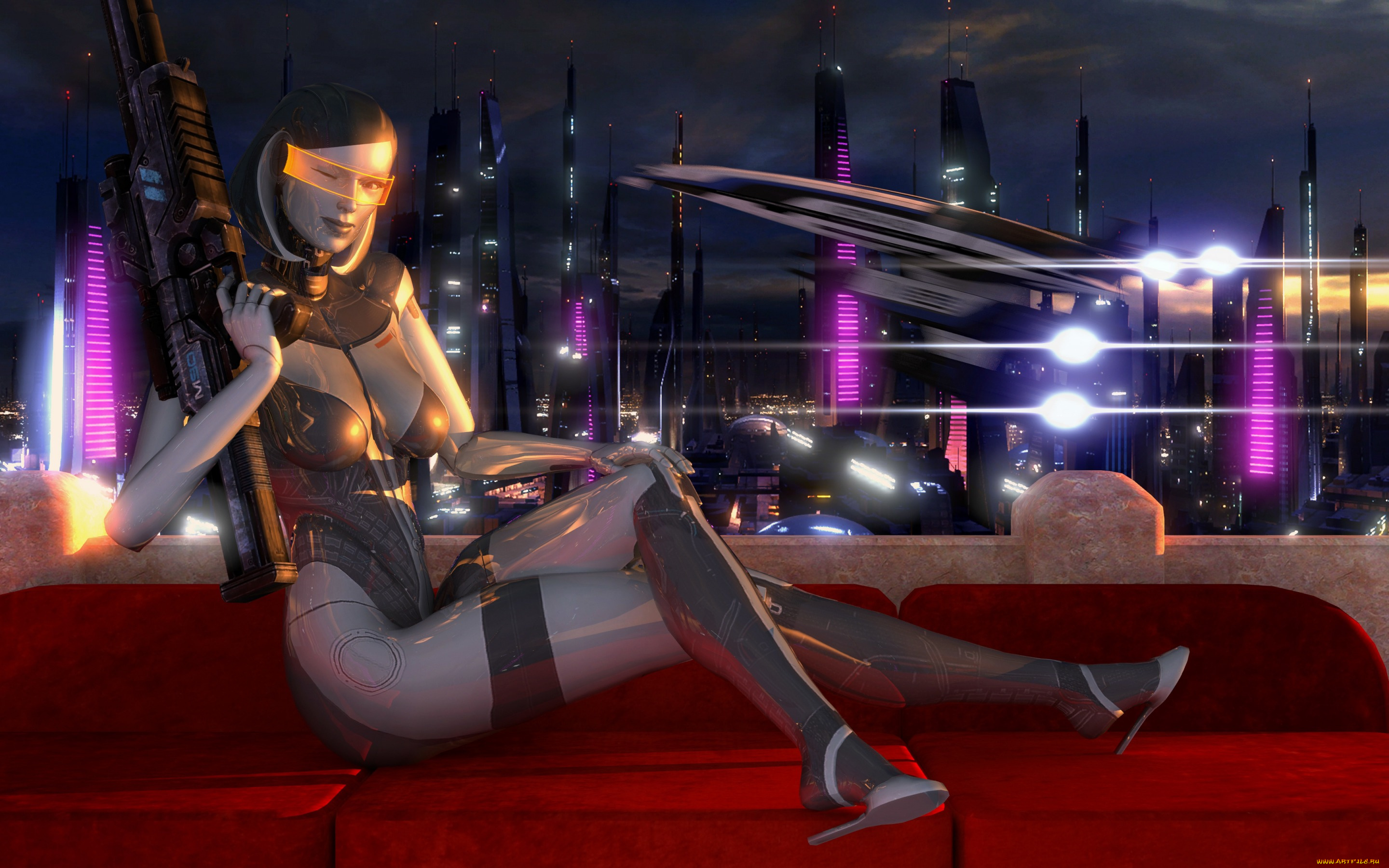 видео, игры, mass, effect, edi, dr, eva, ai, mass, effect, робот, взгляд