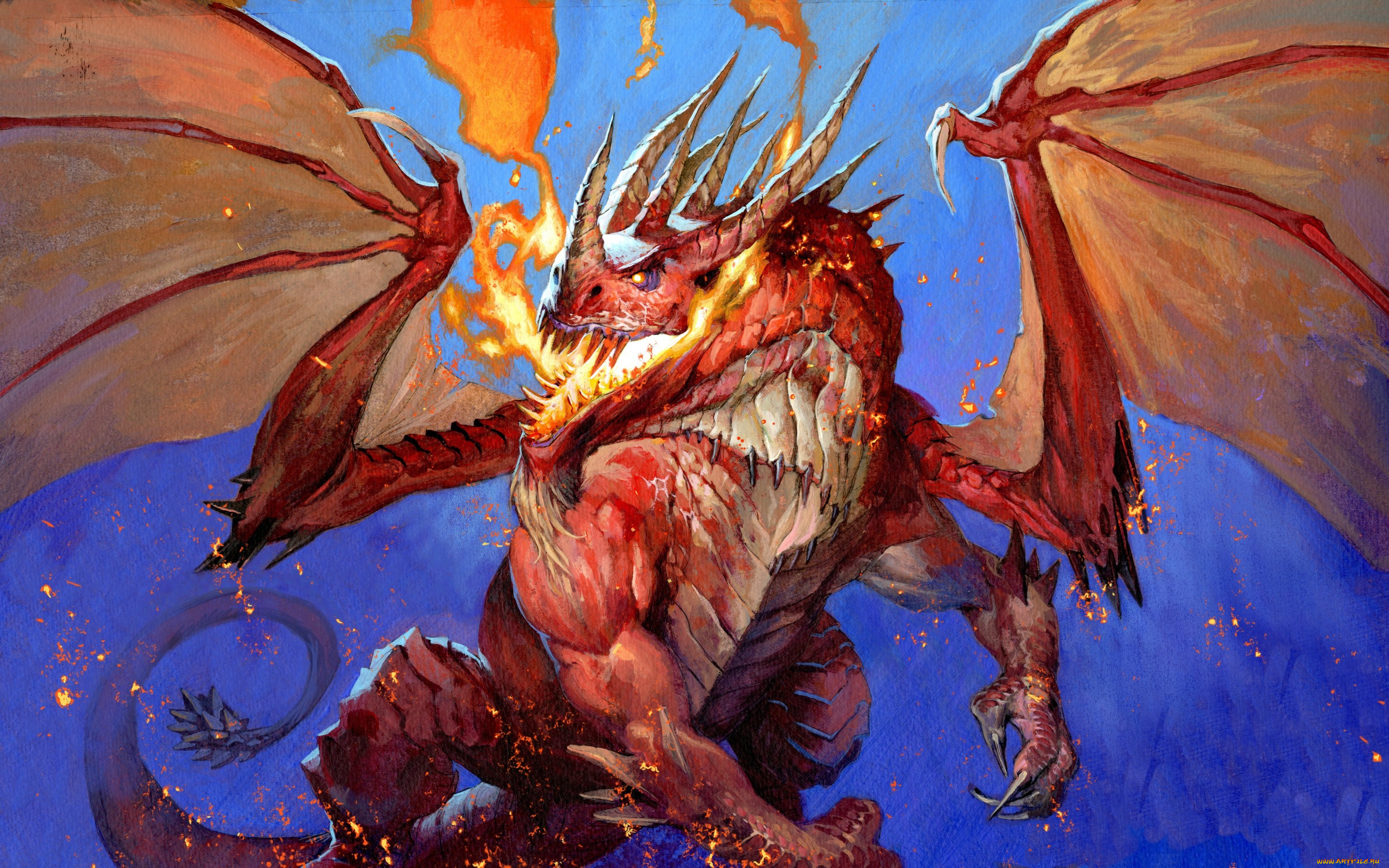 видео, игры, world, of, warcraft, рисунок, огонь, крылья, дракон, vaelastrasz, the, corrupt, валестраз, порочный, blackrock, mountain, hearthstone, world, of, warcraft, wow