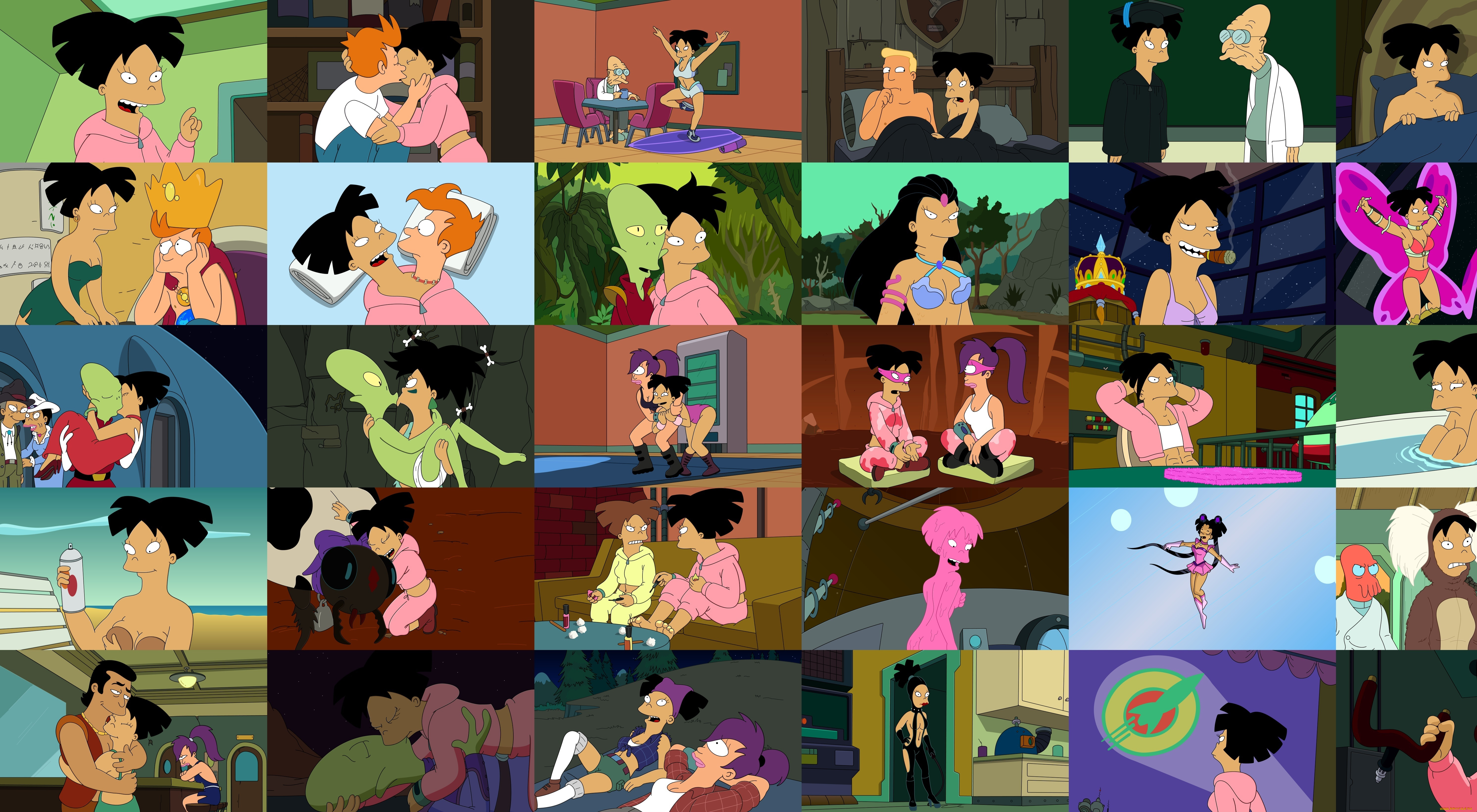 мультфильмы, futurama, персонажи