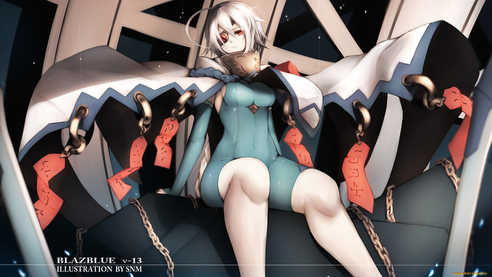 аниме, blazblue, девушка