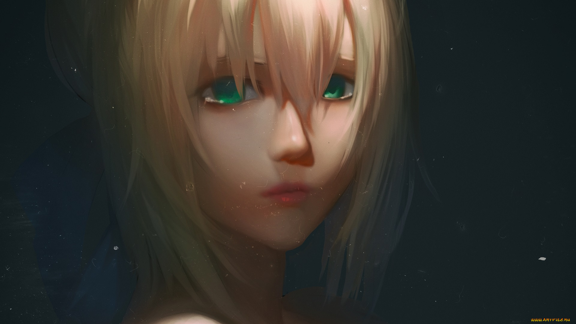 аниме, fate, stay, night, девушка