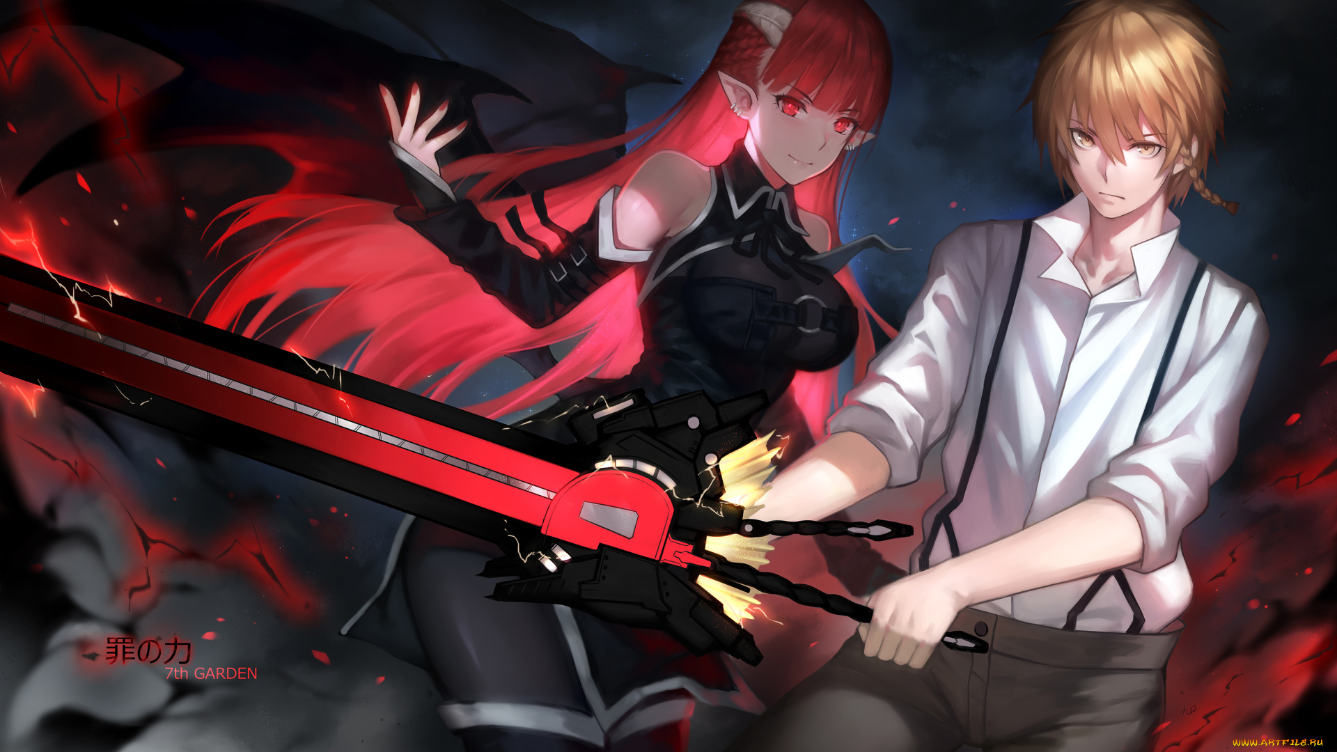 аниме, оружие, , техника, , технологии, 7th, garden