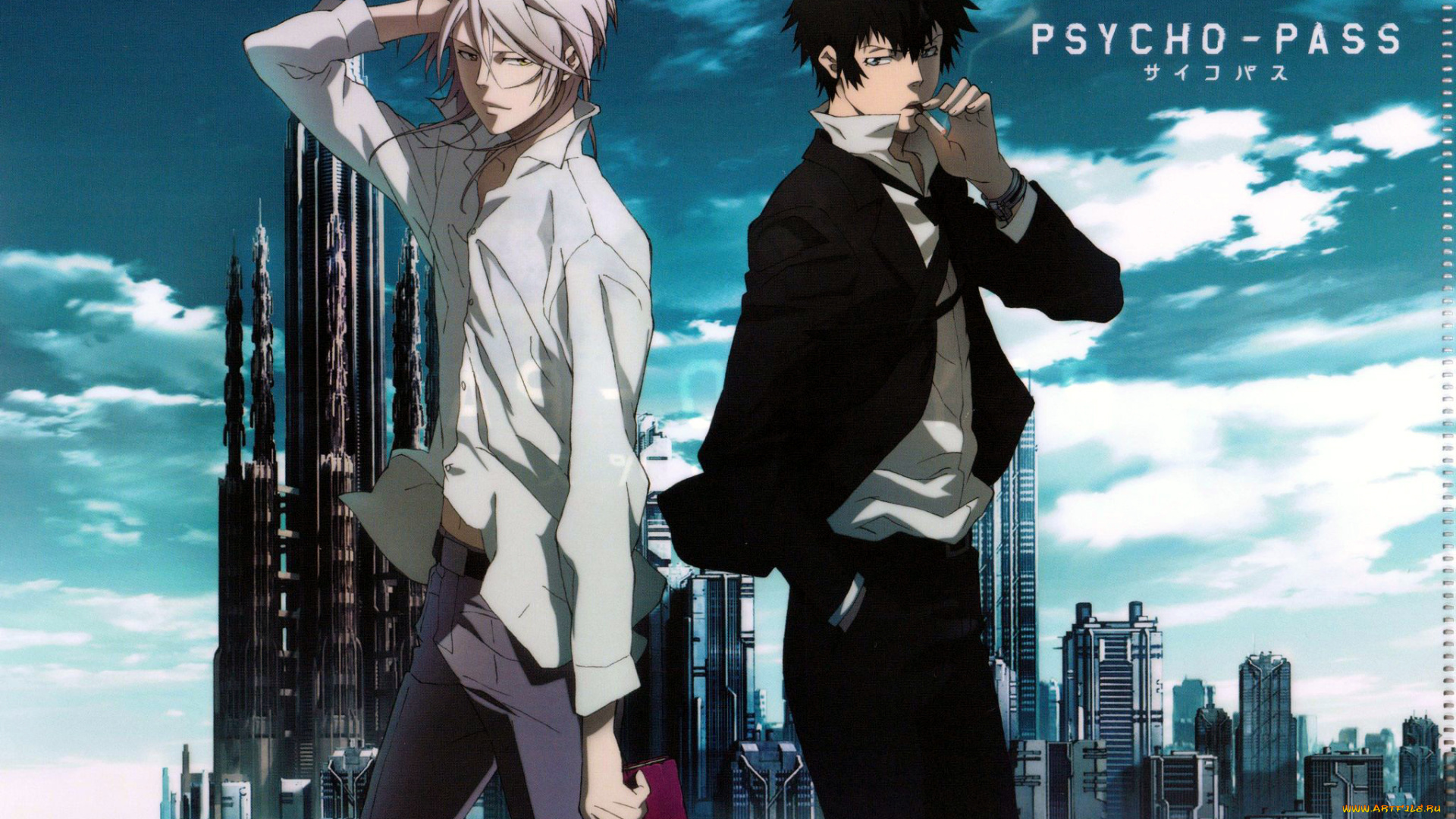 аниме, psycho-pass, парни