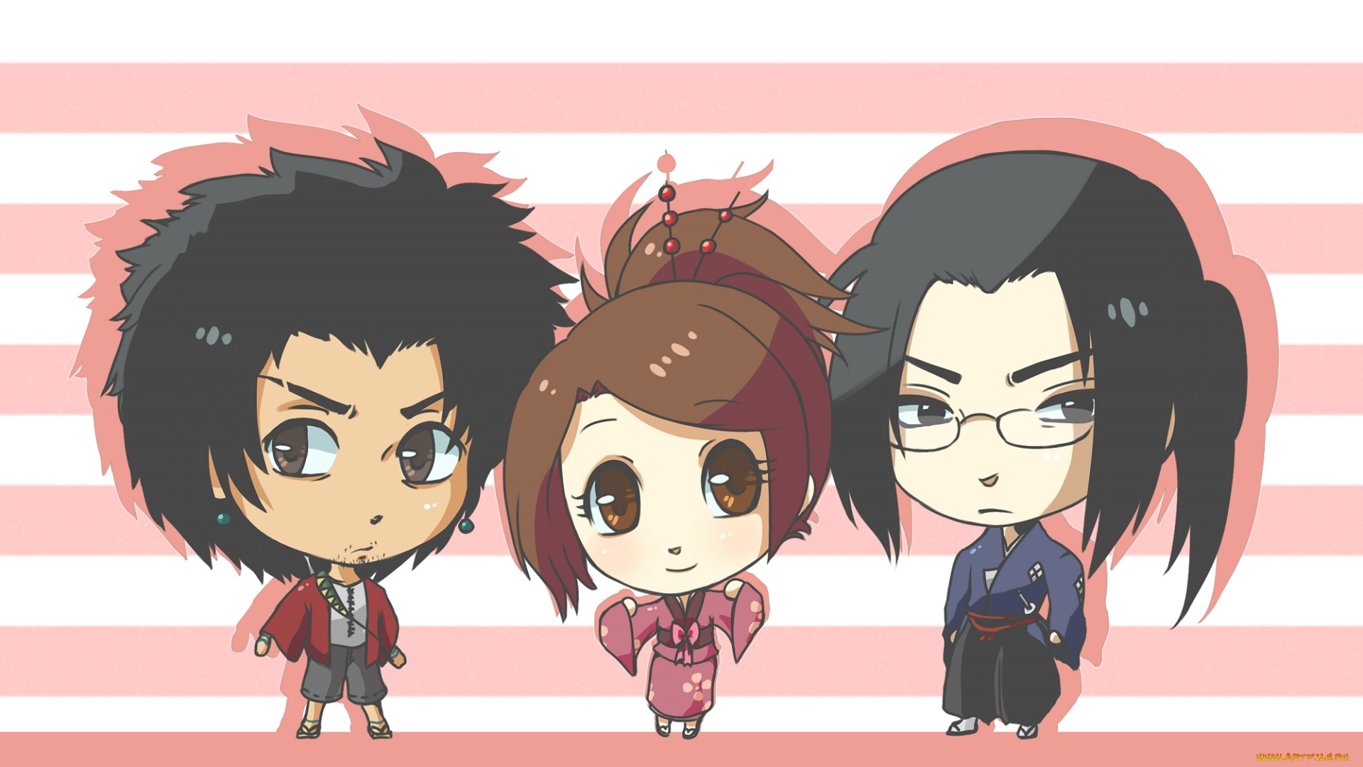 аниме, samurai, champloo, самурай, чамплоо