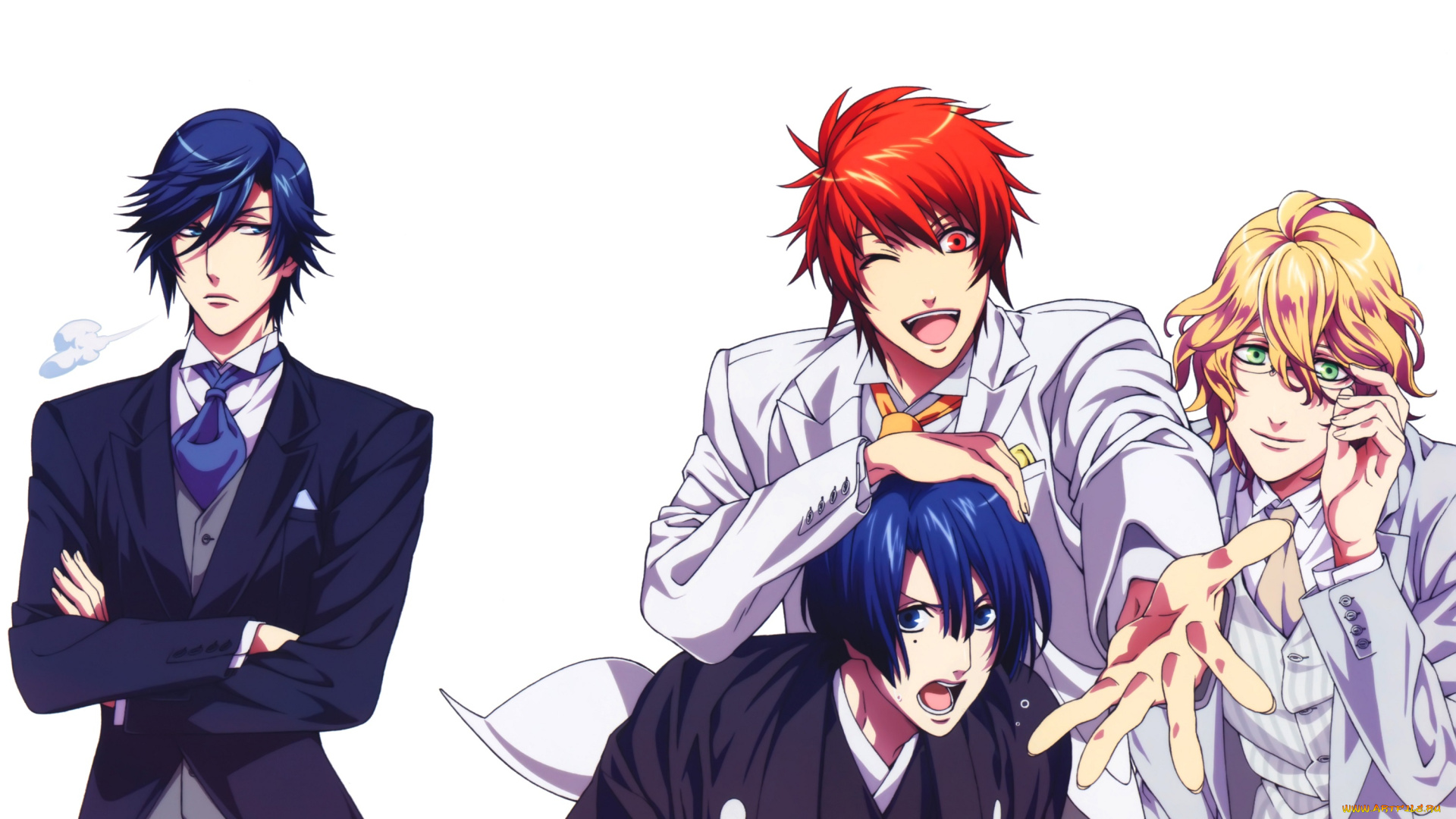 аниме, uta, no, prince-sama, парни