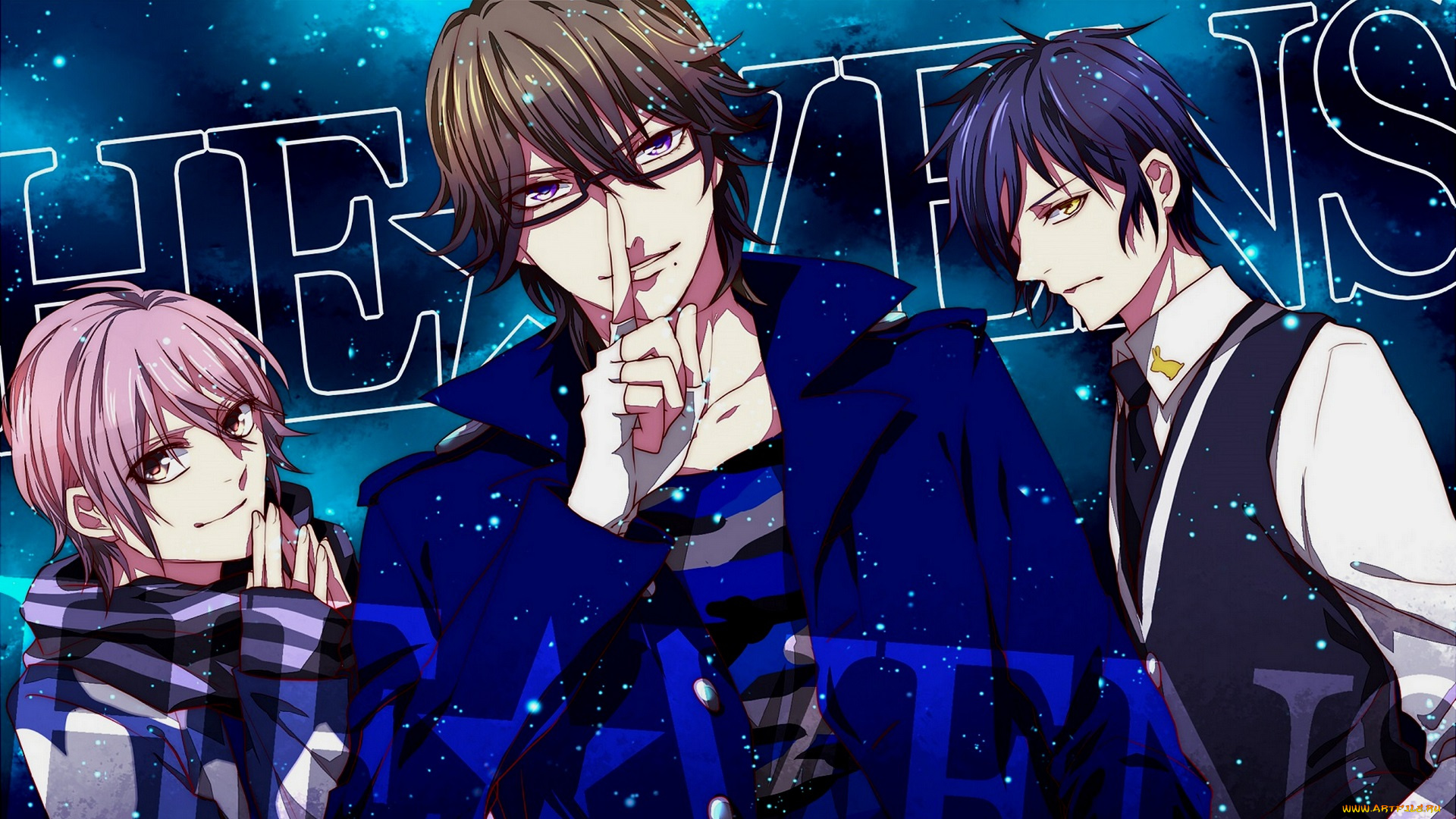 аниме, uta, no, prince-sama, парни