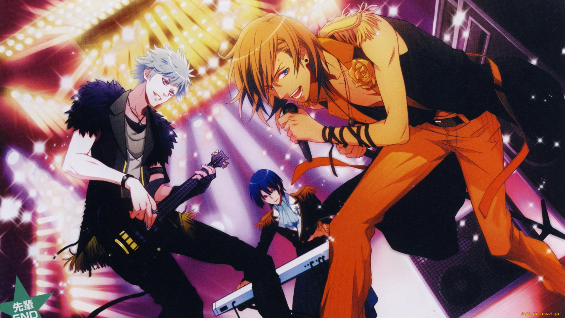 аниме, uta, no, prince-sama, парни