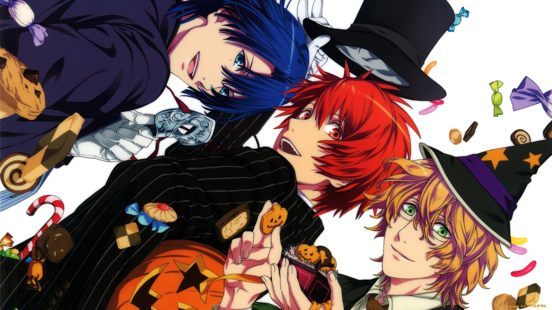 аниме, uta, no, prince-sama, парни