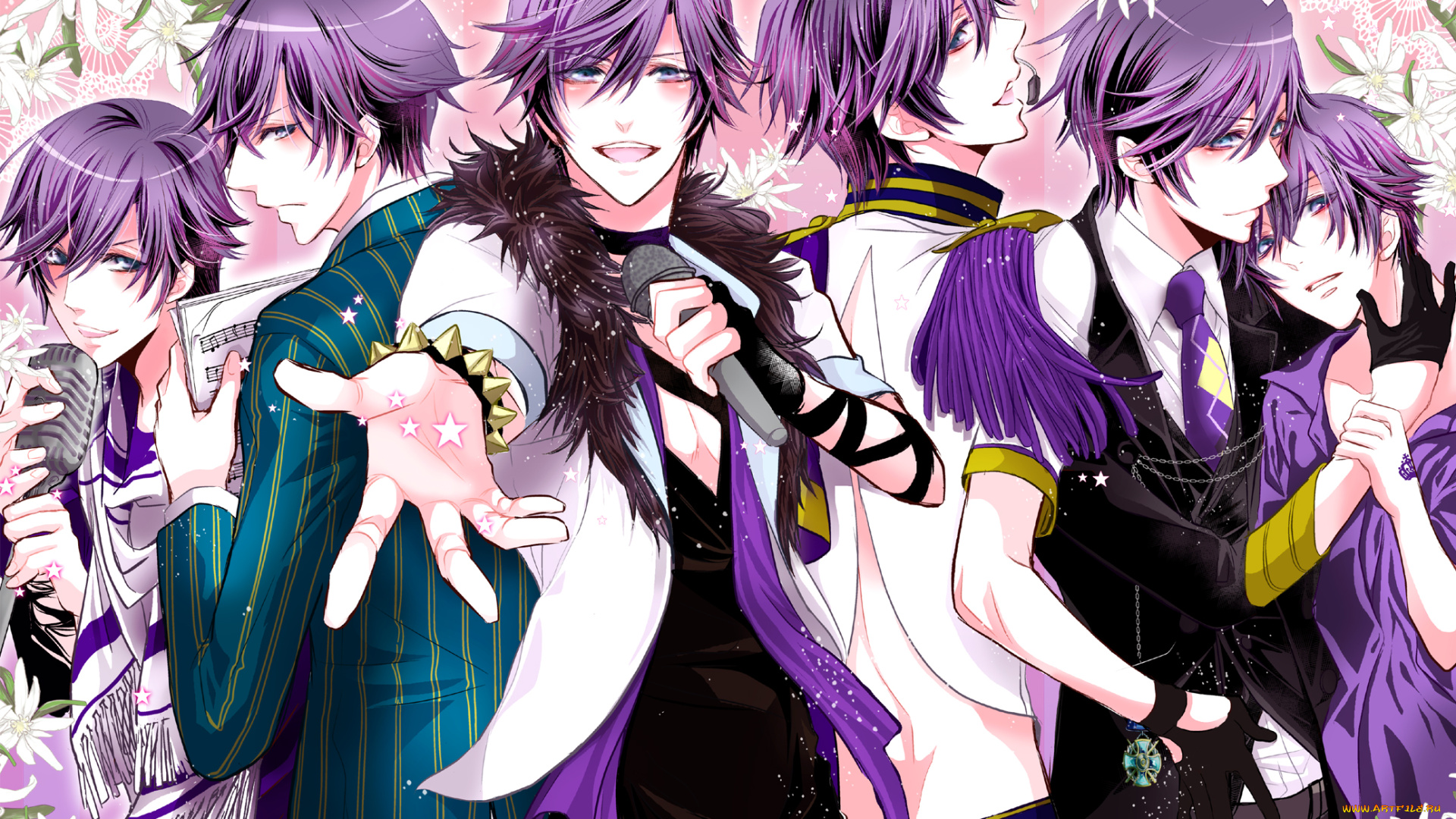 аниме, uta, no, prince-sama, парни