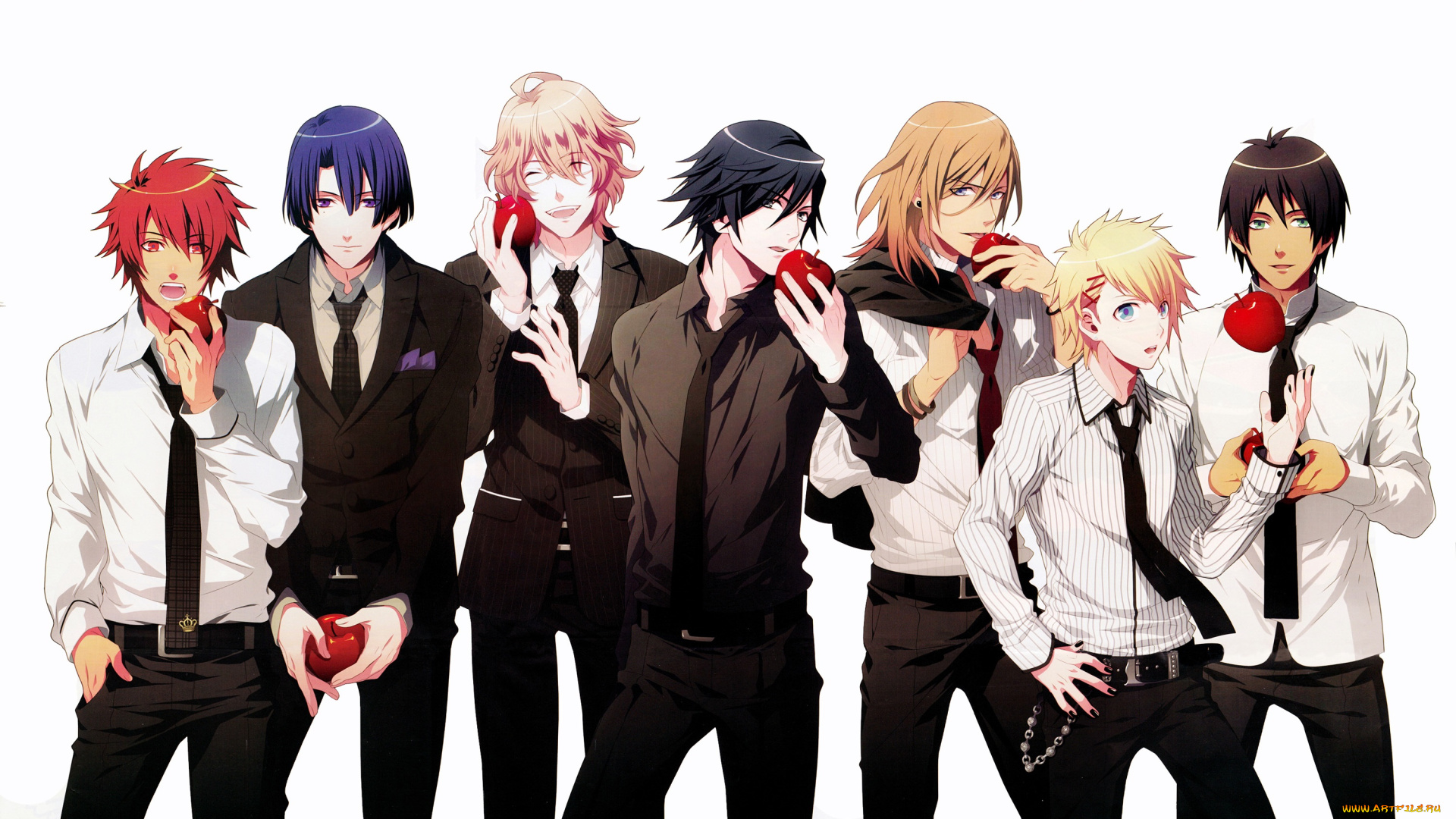 аниме, uta, no, prince-sama, парни