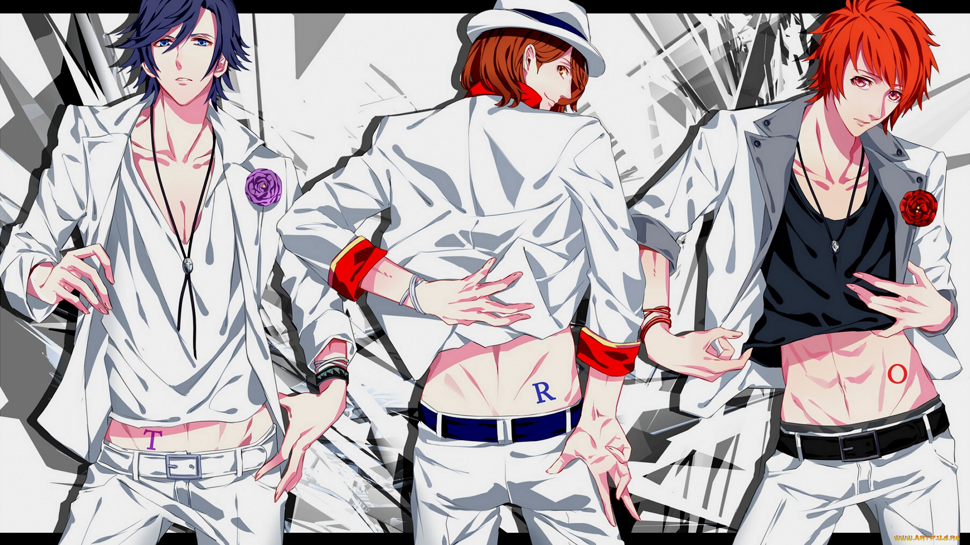 аниме, uta, no, prince-sama, парни