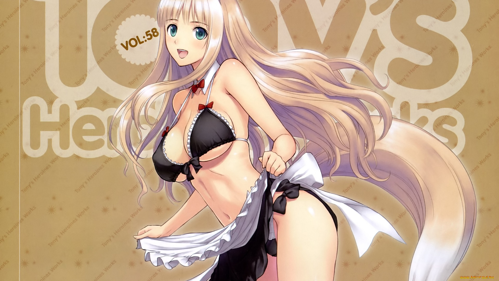 аниме, животные, , существа, девушка