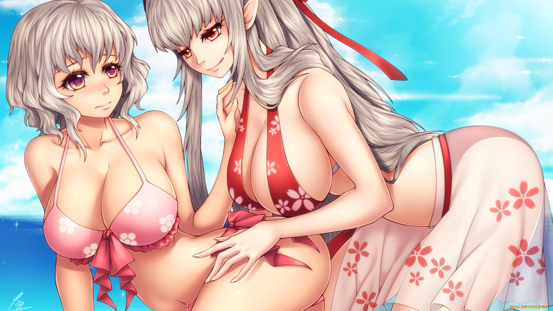 аниме, животные, , существа, девушки