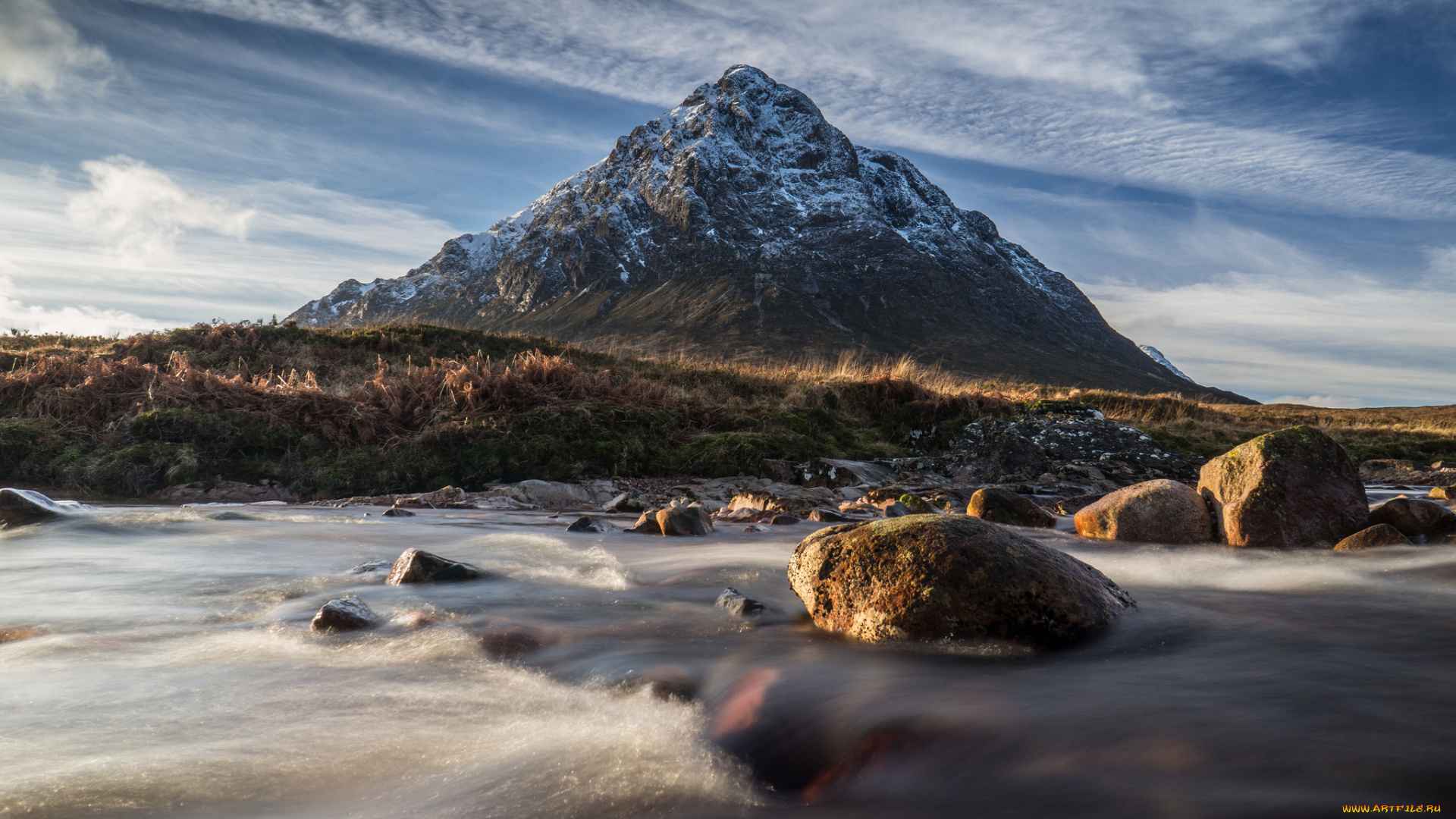 природа, реки, озера, вершина, река