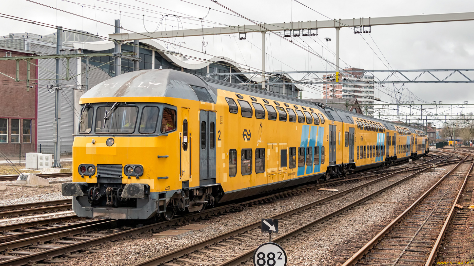 техника, поезда, рельсы, локомотив, состав