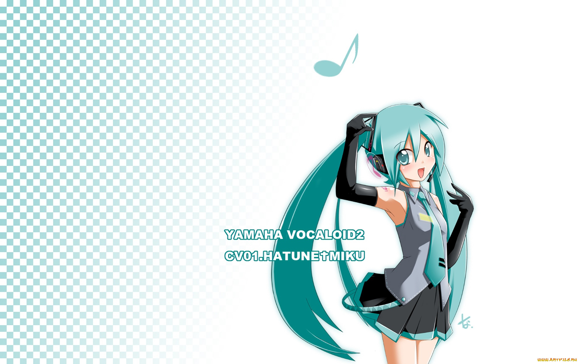аниме, vocaloid, фон, взгляд, девушка