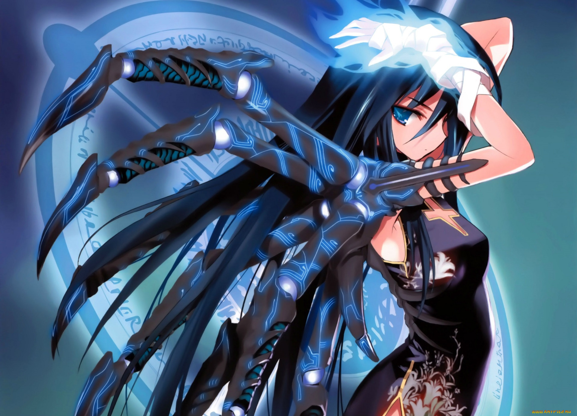 аниме, kaku-san-sei, million, arthur, ангел, девочка