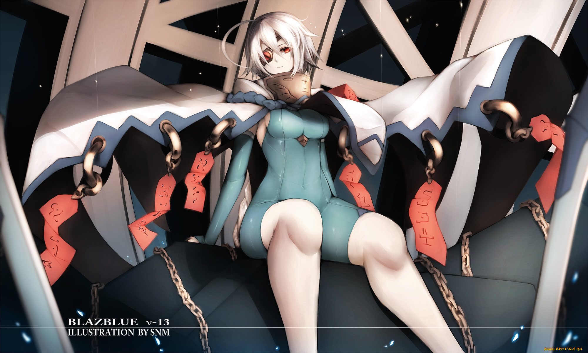 аниме, blazblue, девушка