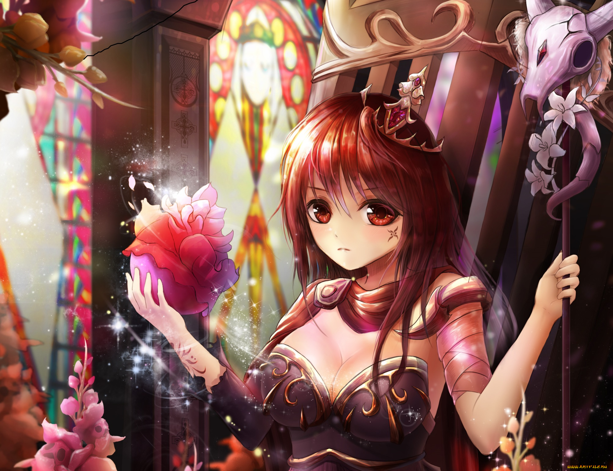 аниме, магия, , колдовство, , halloween, девочка