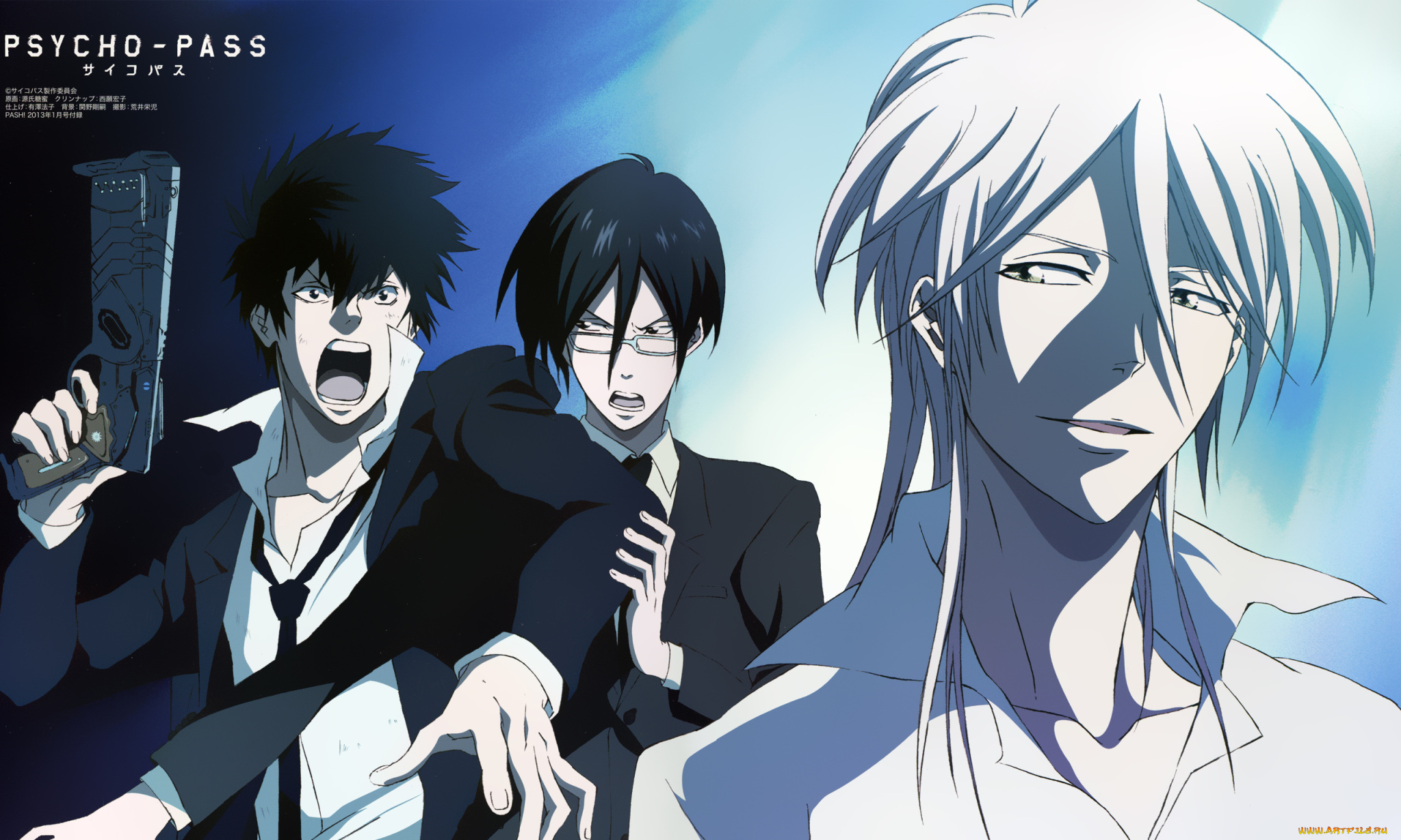 аниме, psycho-pass, парни