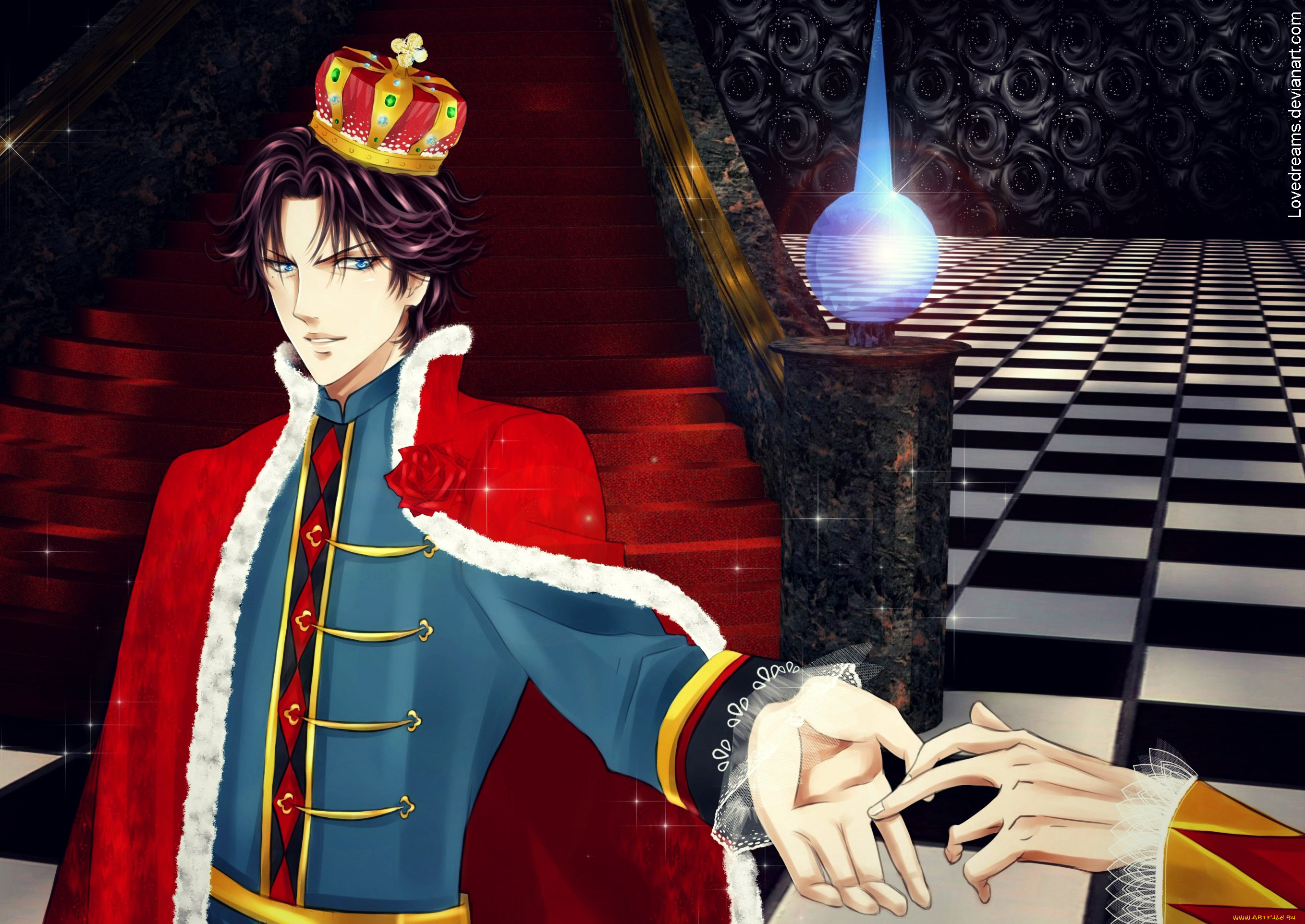 аниме, prince, of, tennis, парень, король