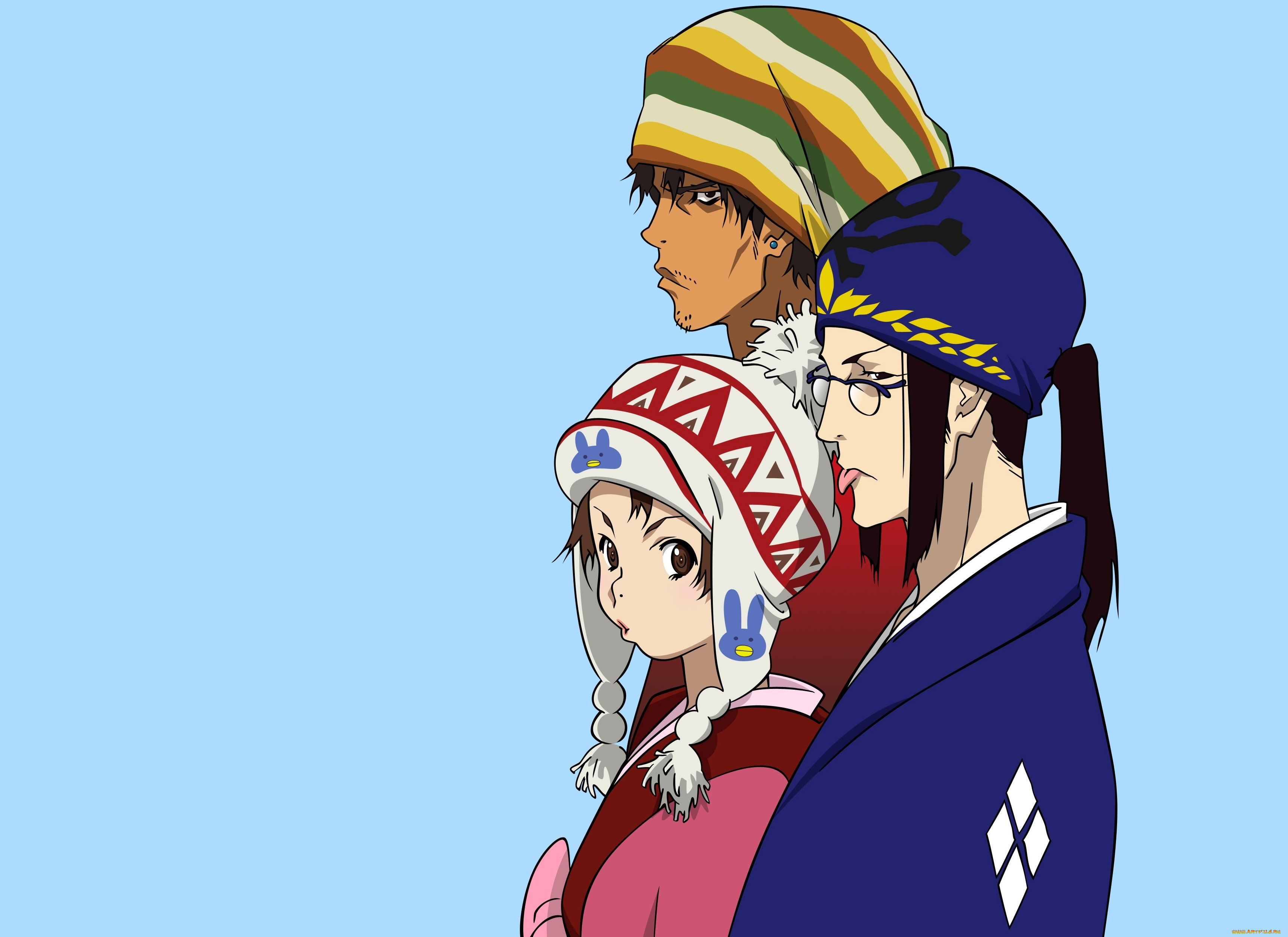 аниме, samurai, champloo, дзин, девушка, самурай, чамплоо, муген