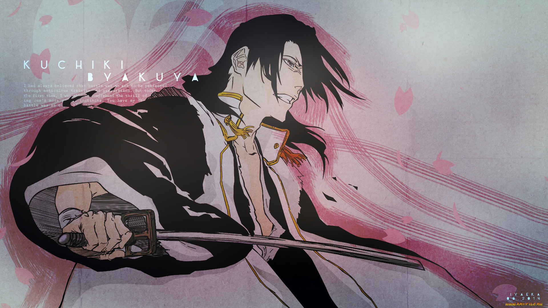 аниме, bleach, бьякуя