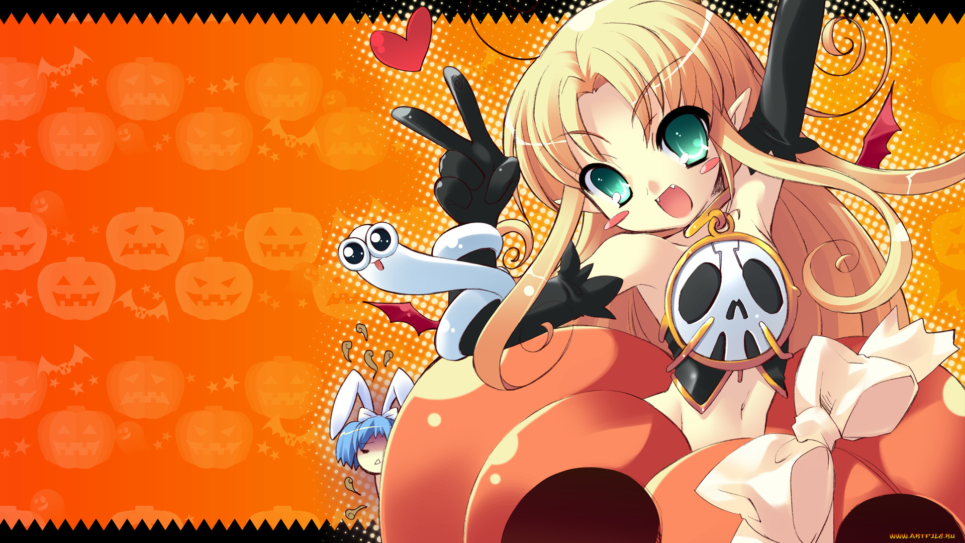 аниме, chu&, 215, chu, фон, взгляд, девушка