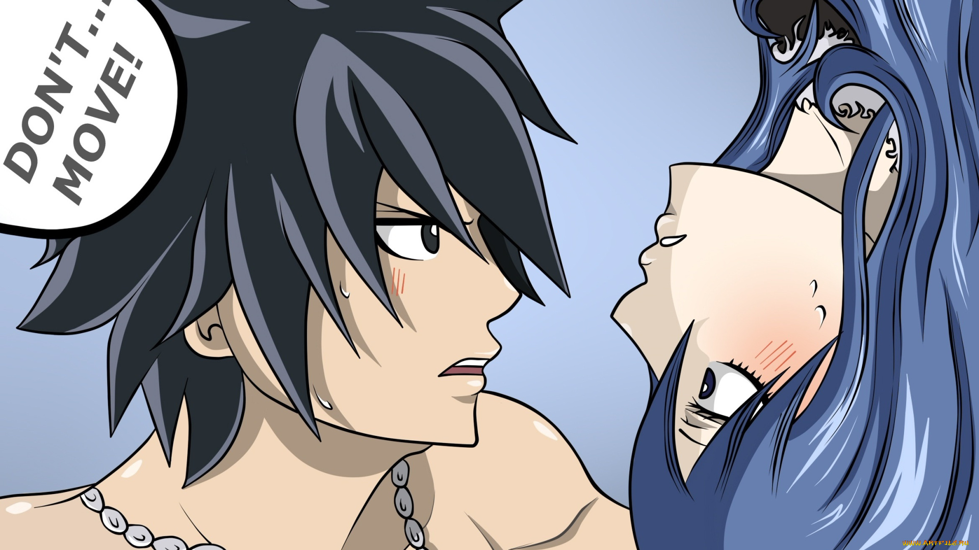 аниме, fairy, tail, грей, джувия